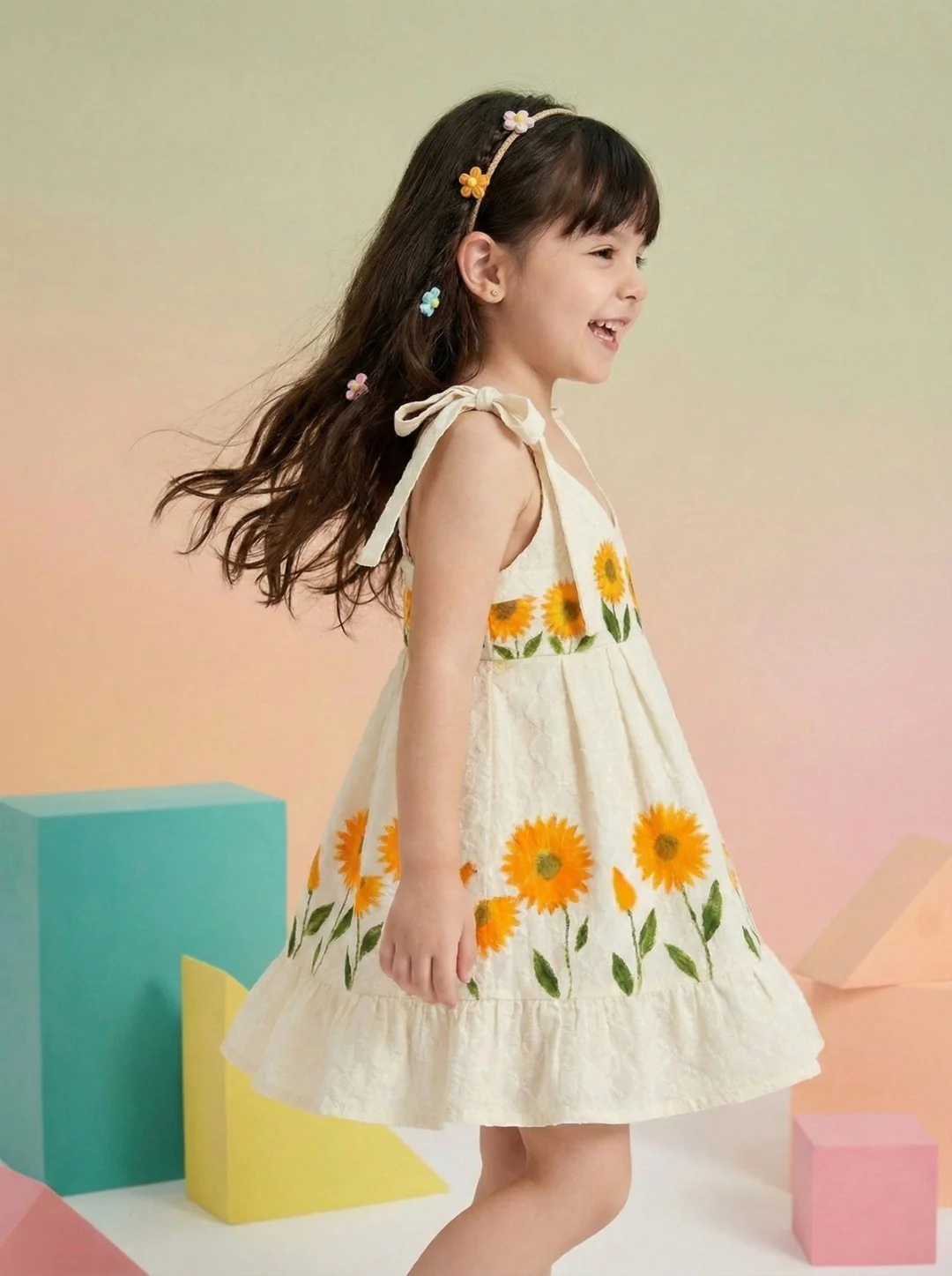 Joy swiss embroidery cotton dress - Image 5
