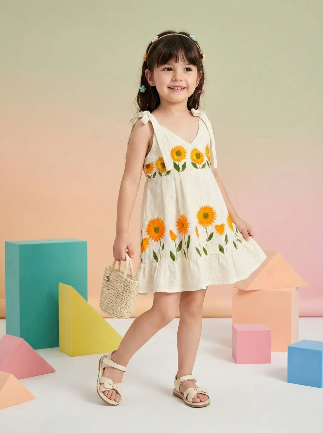 Joy swiss embroidery cotton dress - Image 7