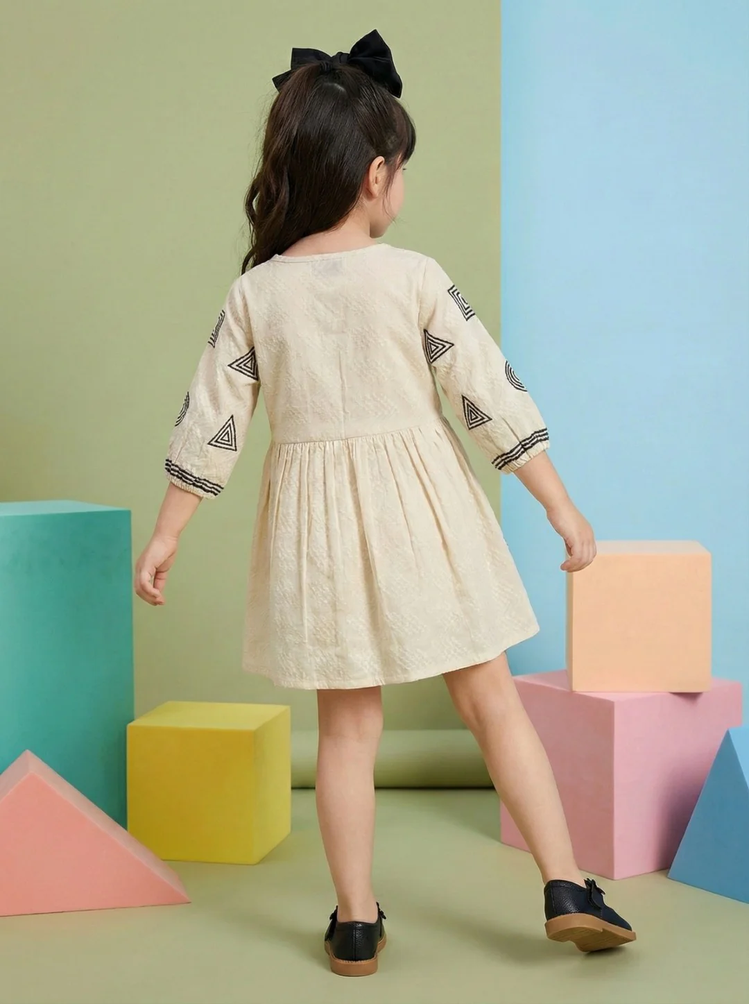 Joy Sable embroidery cotton dress - Image 3