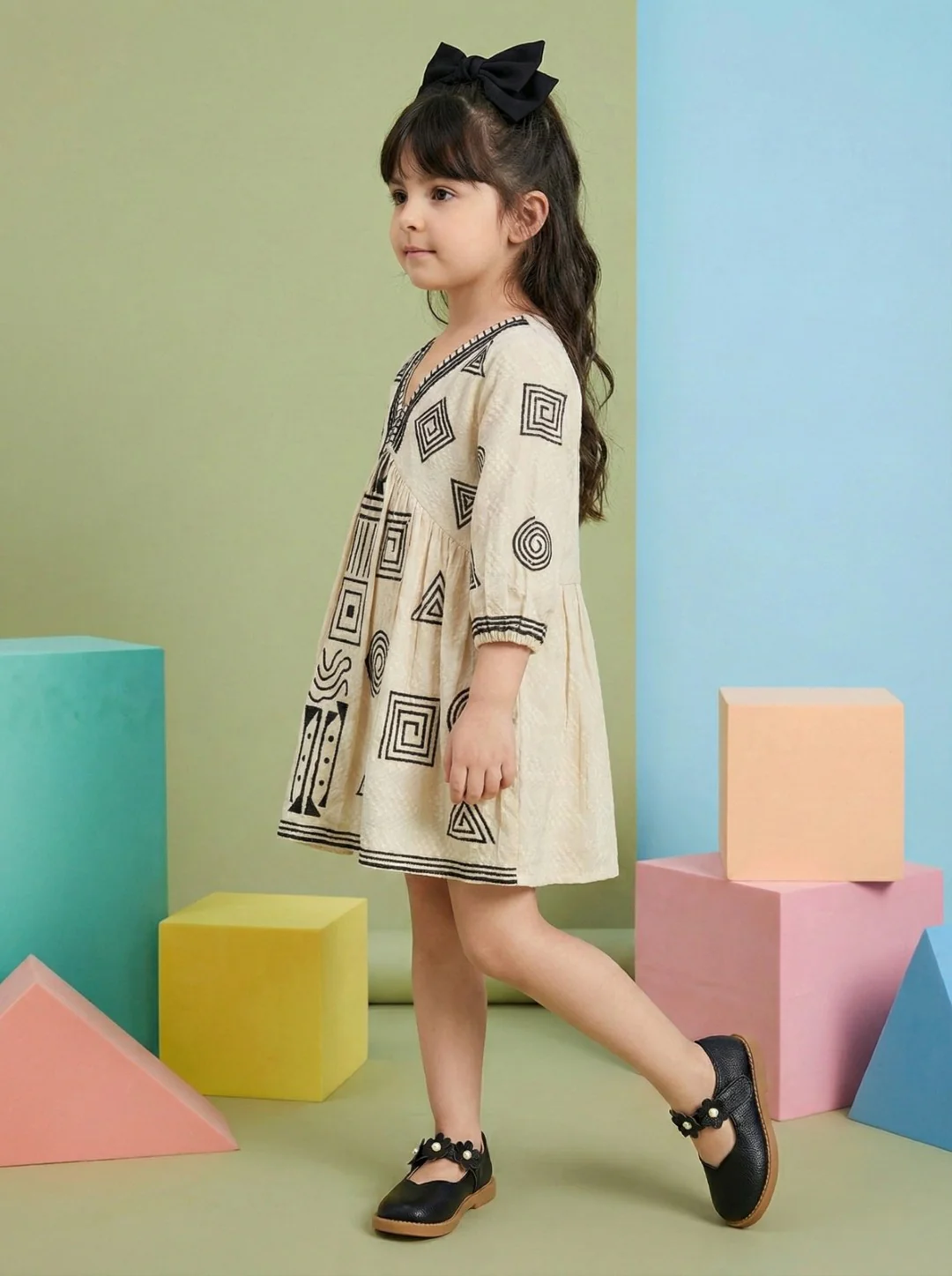 Joy Sable embroidery cotton dress - Image 5
