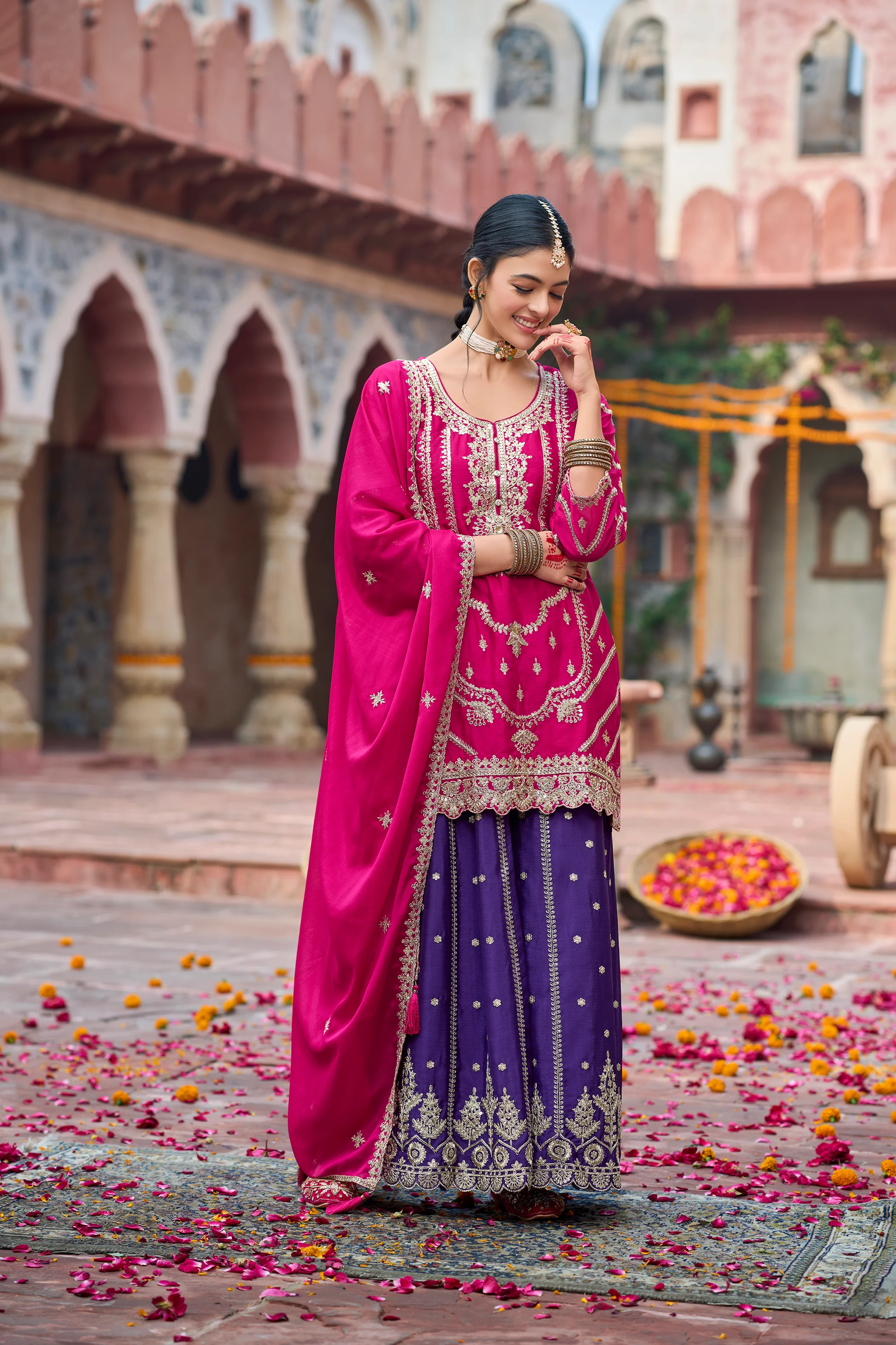 Kanupriya Punch Full work Suit Set - Image 3