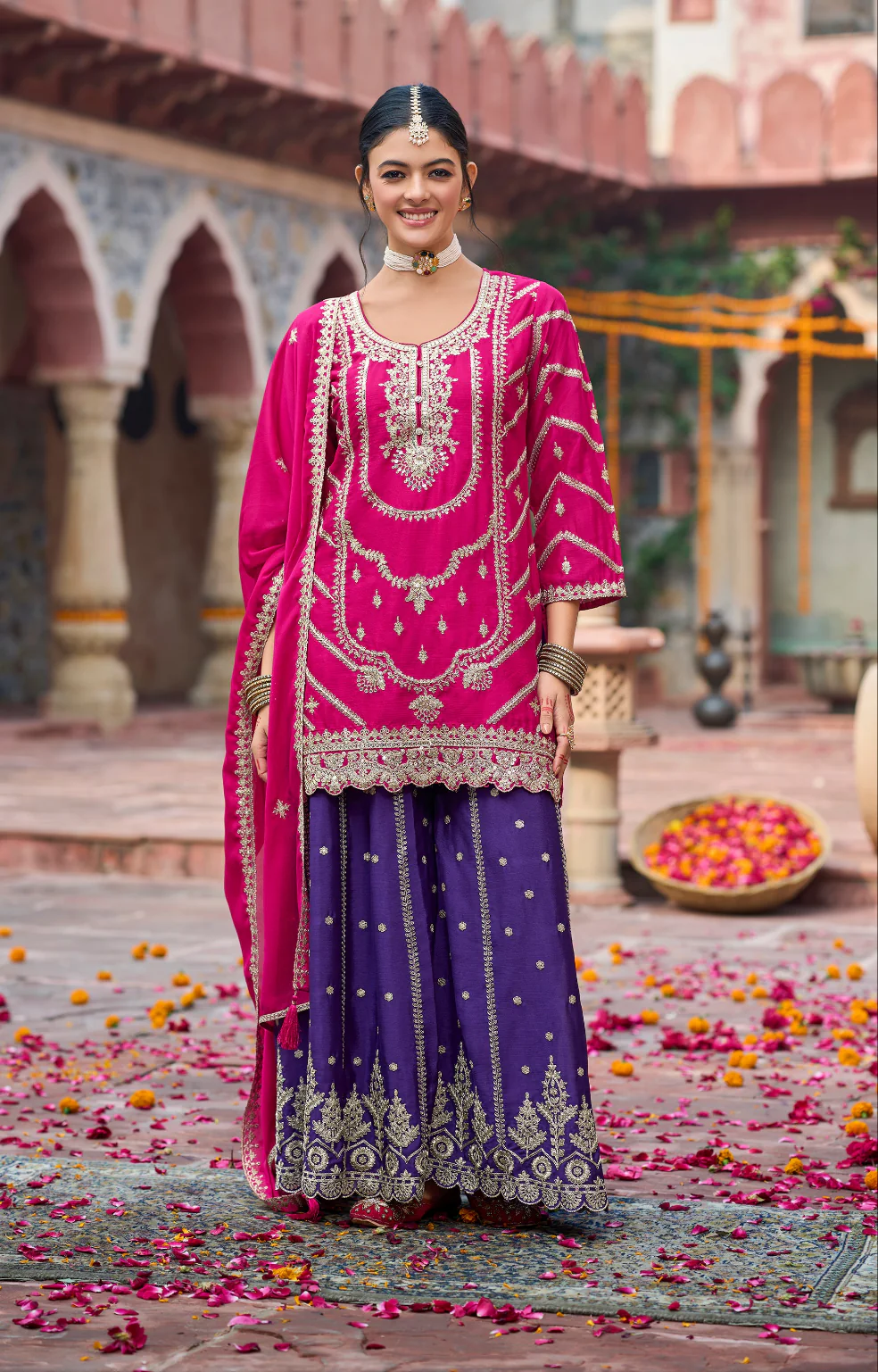 Kanupriya Punch Full work Suit Set - Image 4