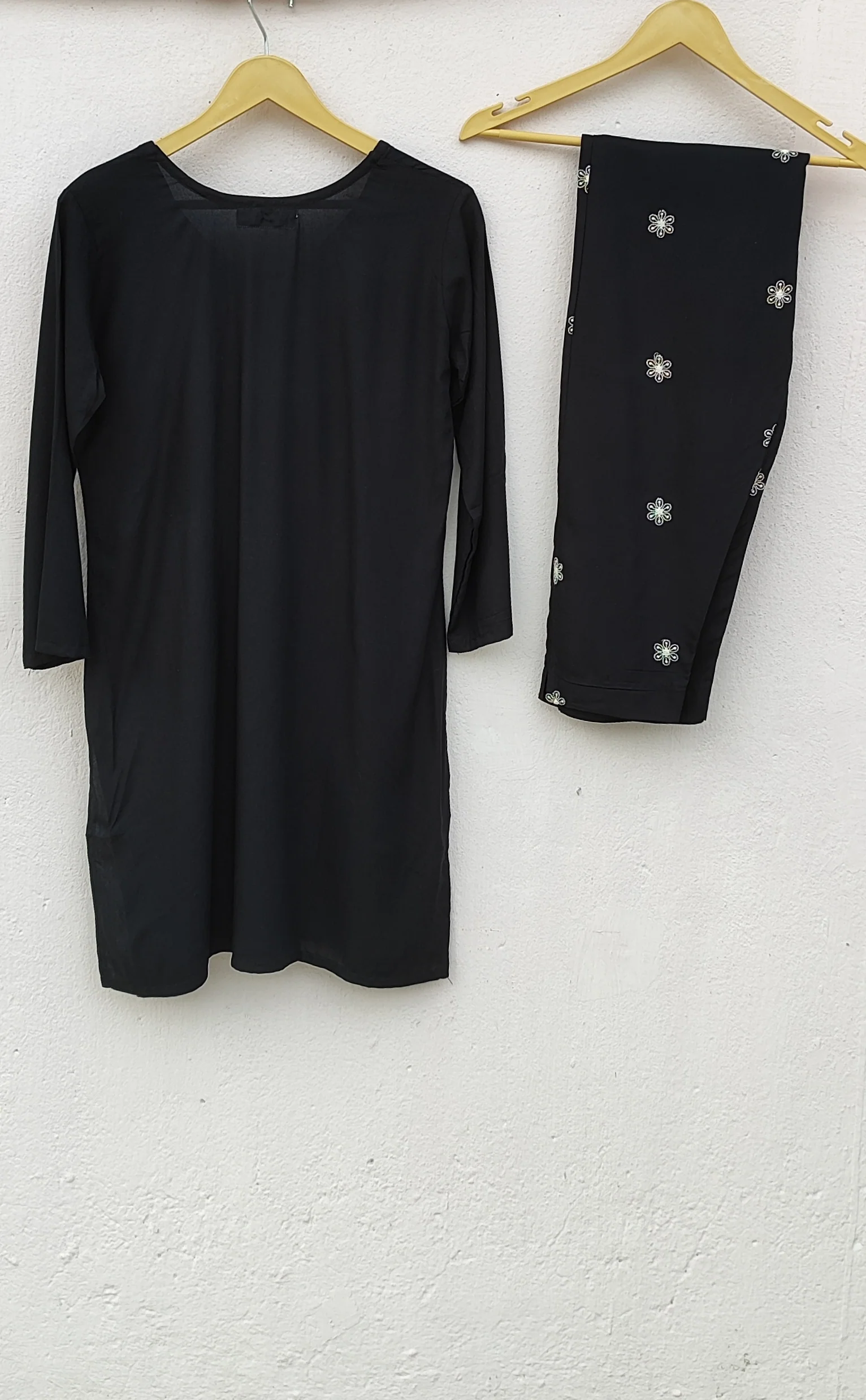 Leena Charcoal Embroidery Co-ord Set - Image 10