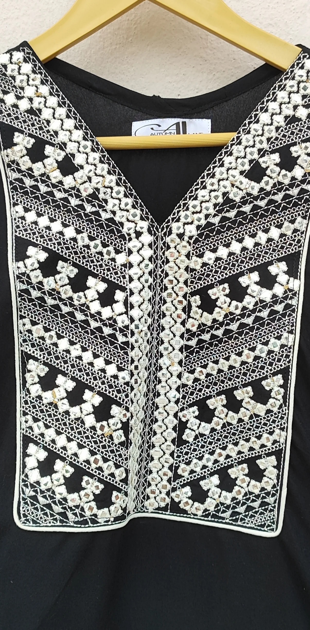 Leena Charcoal Embroidery Co-ord Set - Image 9