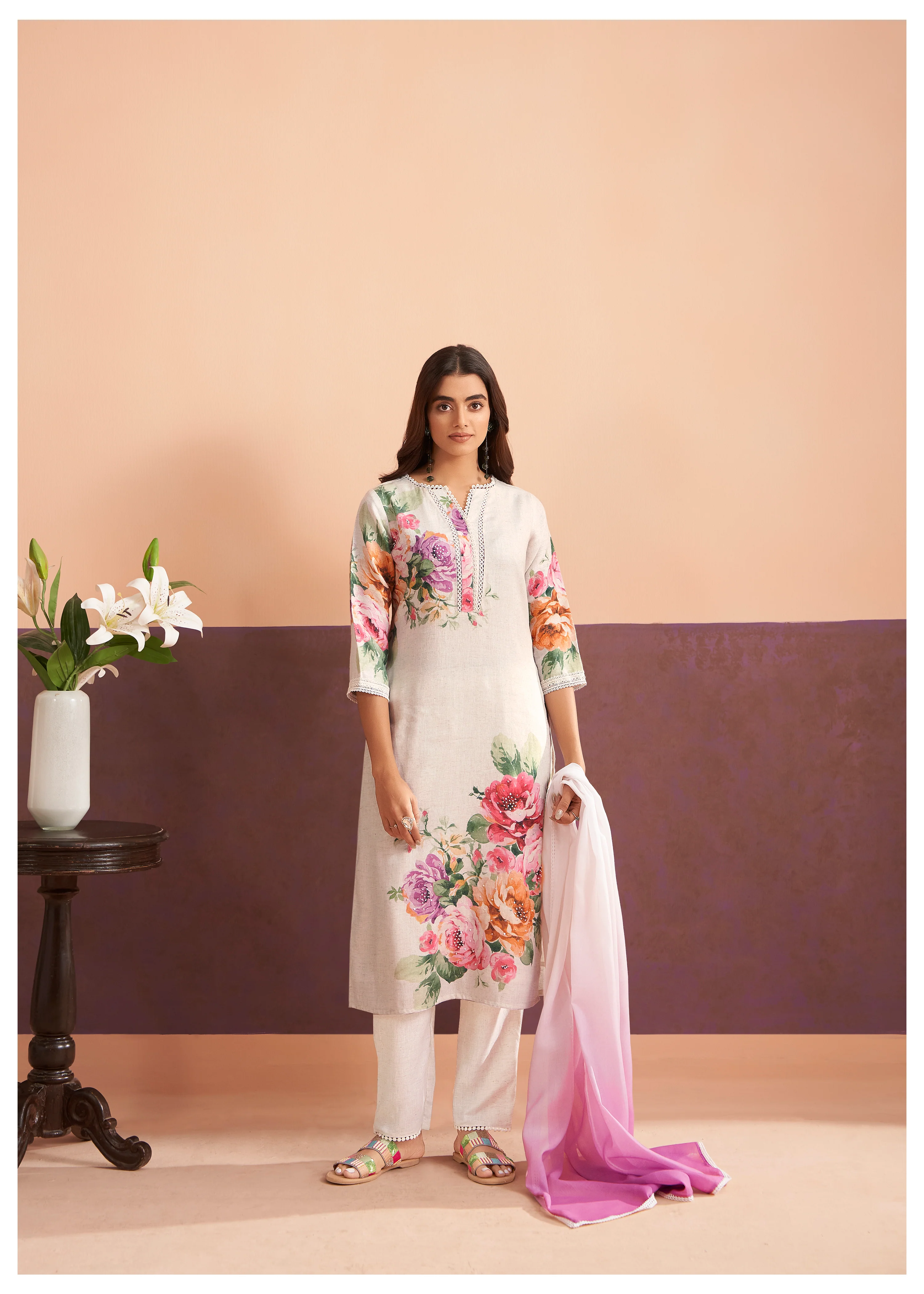Lisba Lily Linen Cotton Suit Set - Image 5