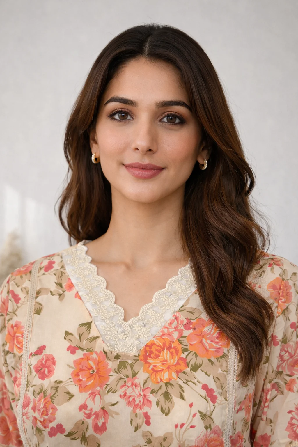 Surbhi Flora Printed Cotton Kurta Pant Set - Image 2