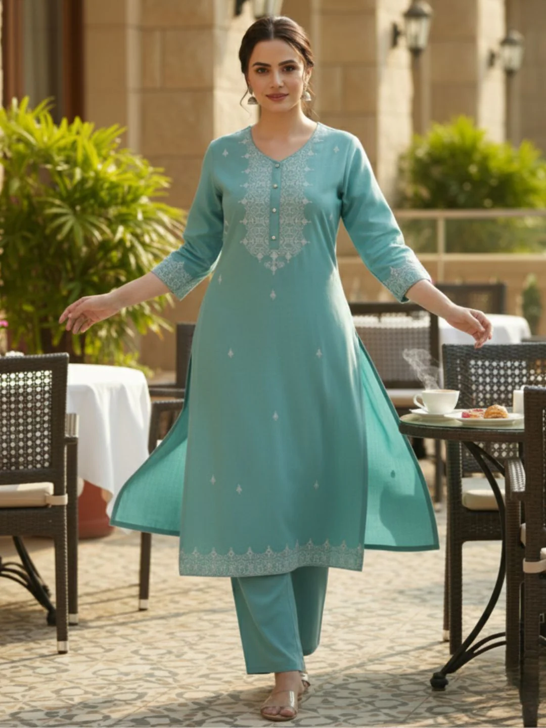 Nabha Horizon Work Co-ord Set - Image 5