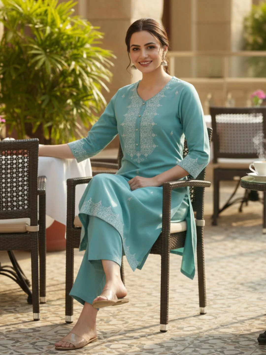 Nabha Horizon Work Co-ord Set - Image 8