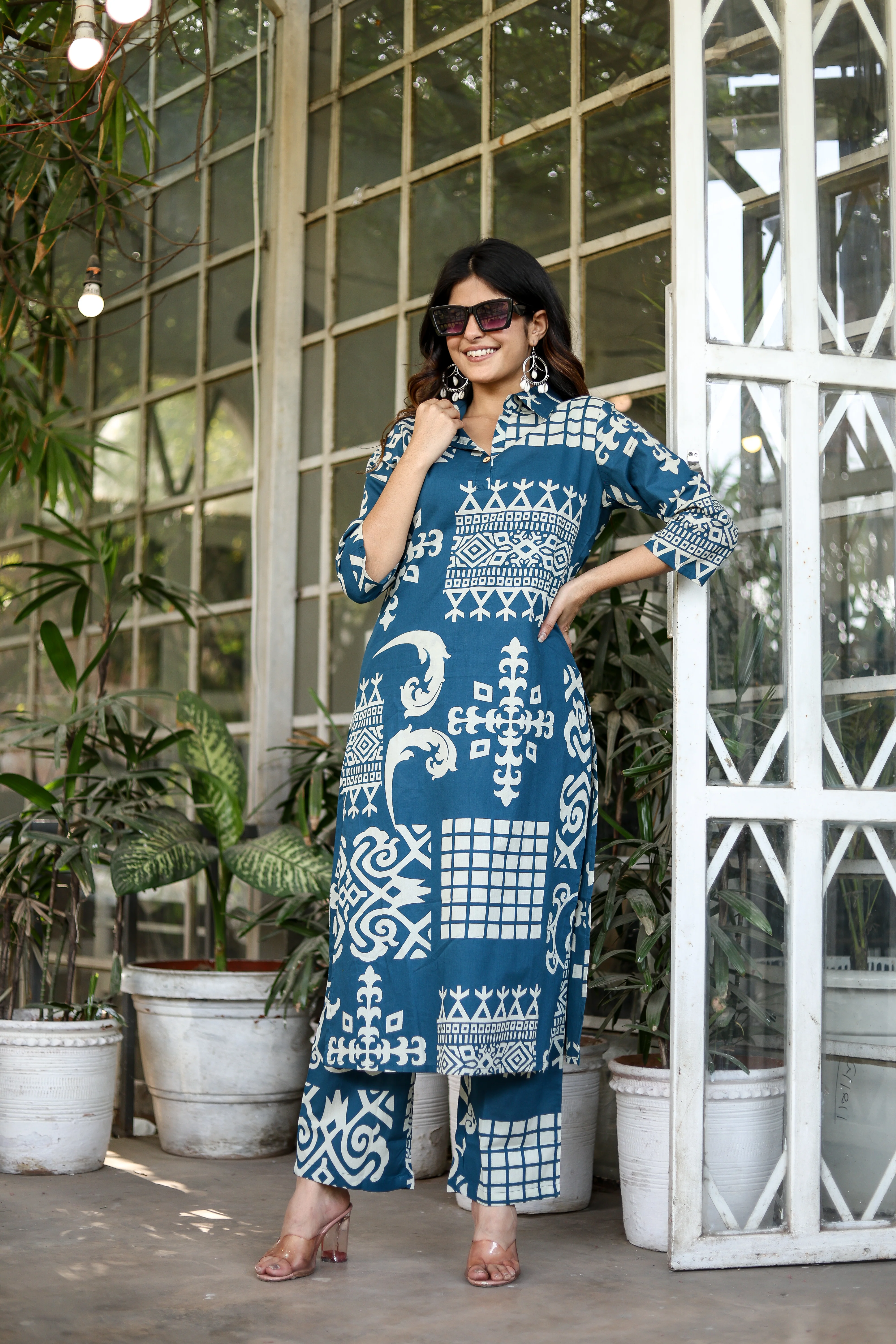 Ekaja Indigo Cotton Co-ord Set - Image 4