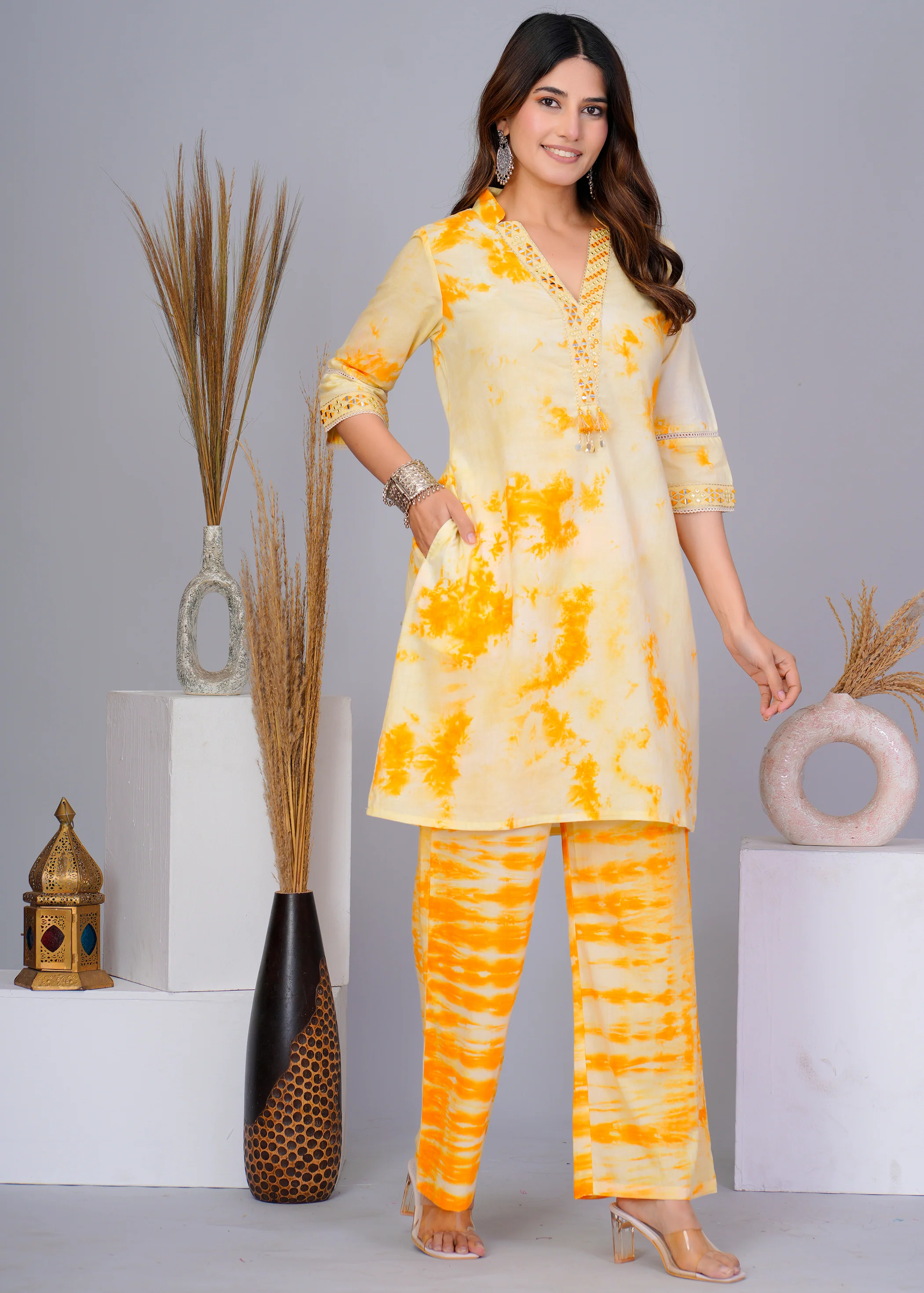 Tanvi Amber Cotton Co-ord Set - Image 7