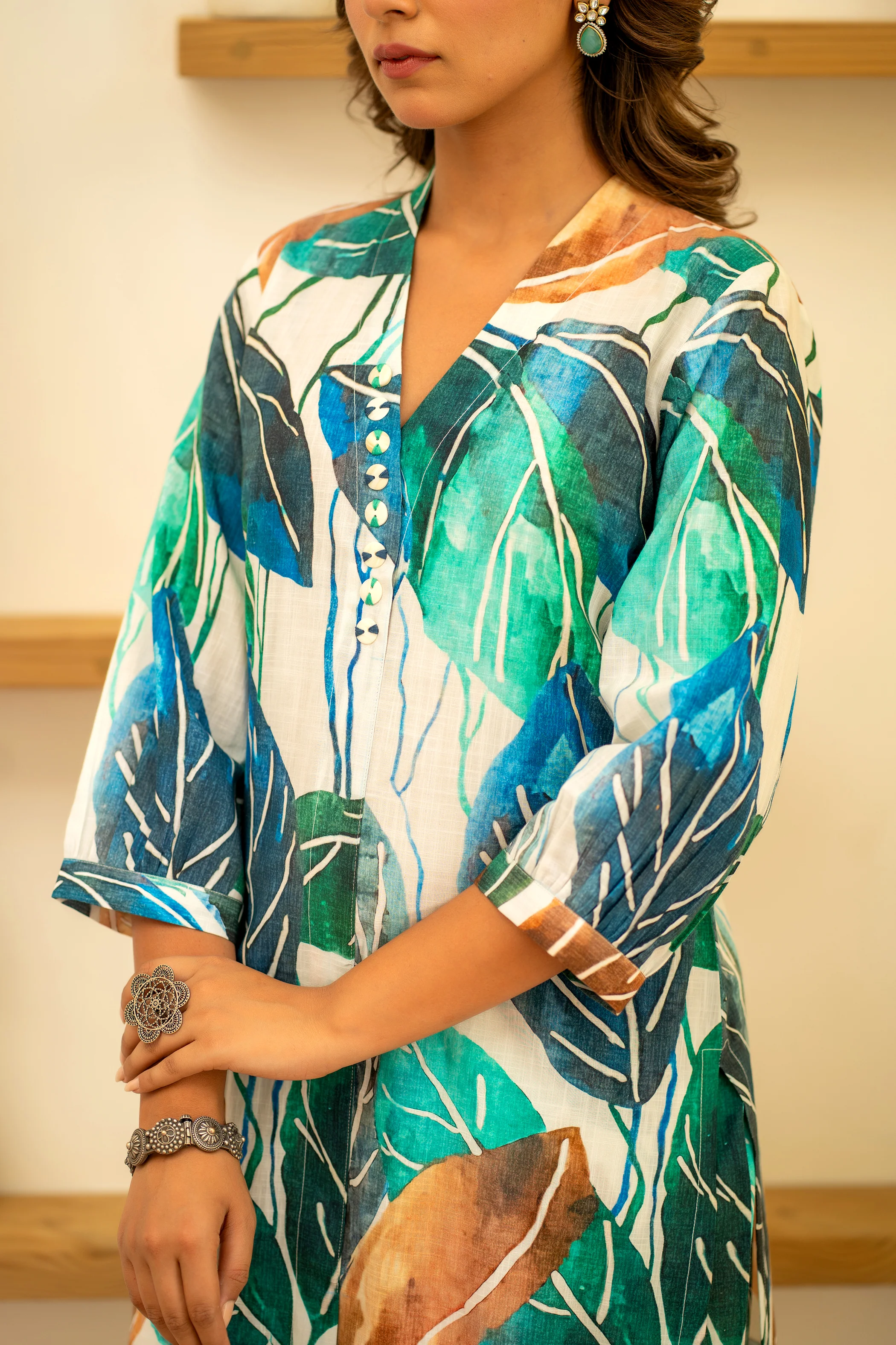 Maurya Vibrant Cotton Co-ord Set - Image 4