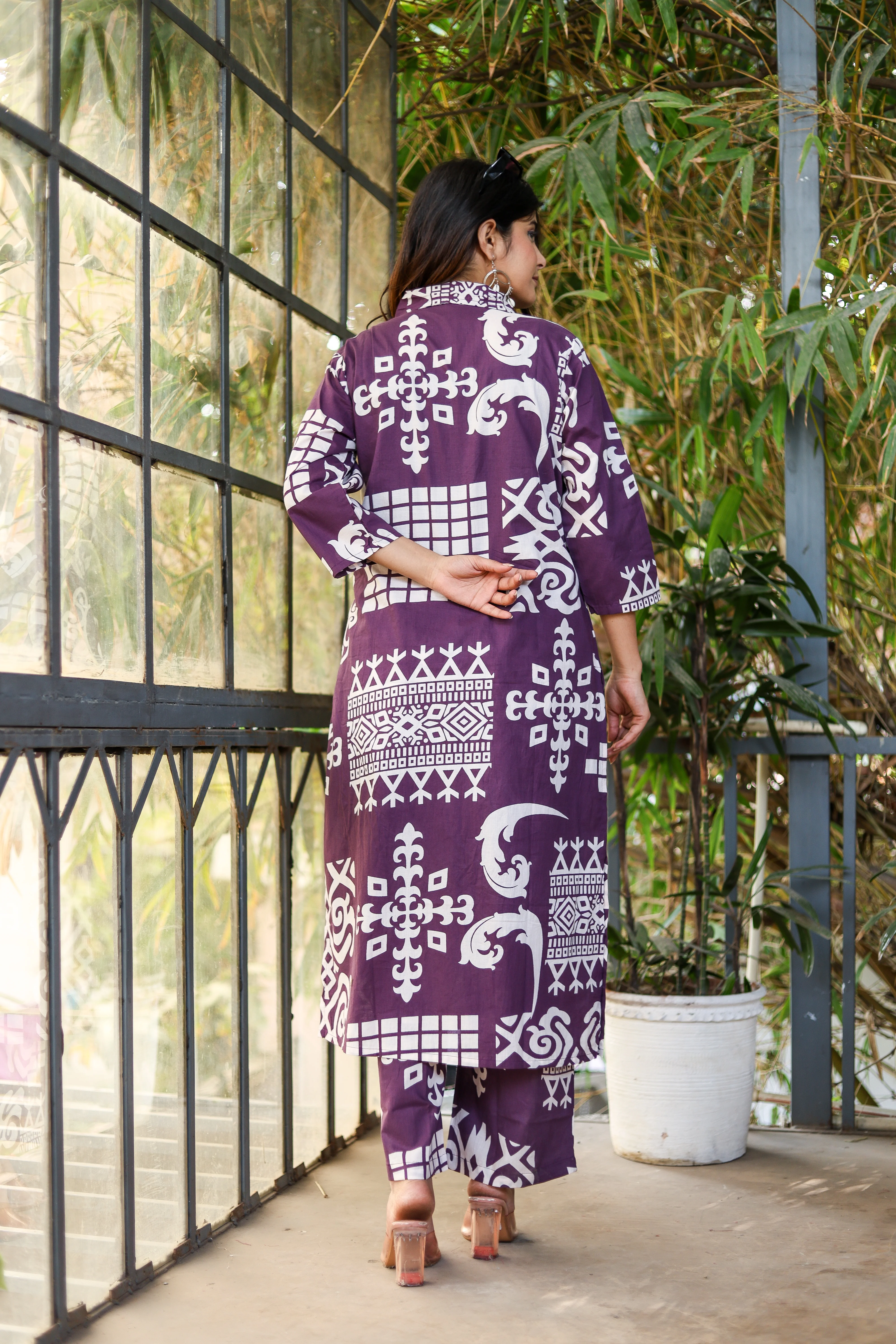 Ekaja Orchid Cotton Co-ord Set - Image 3