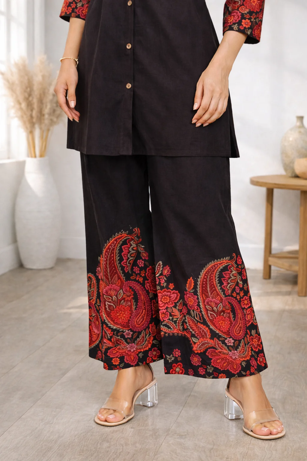 Reet Coffee Paisley Co-Ord Set - Image 11