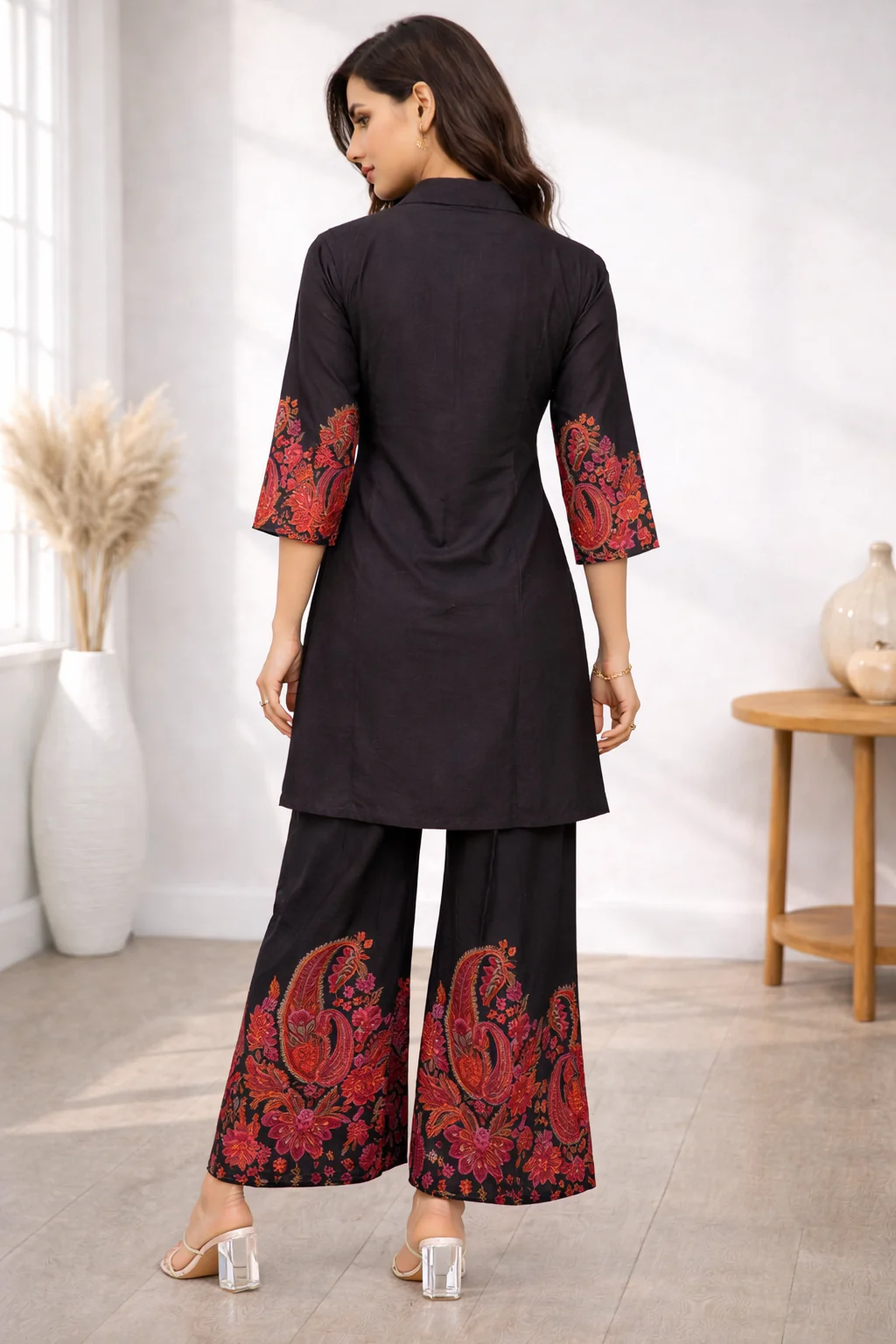 Reet Coffee Paisley Co-Ord Set - Image 3