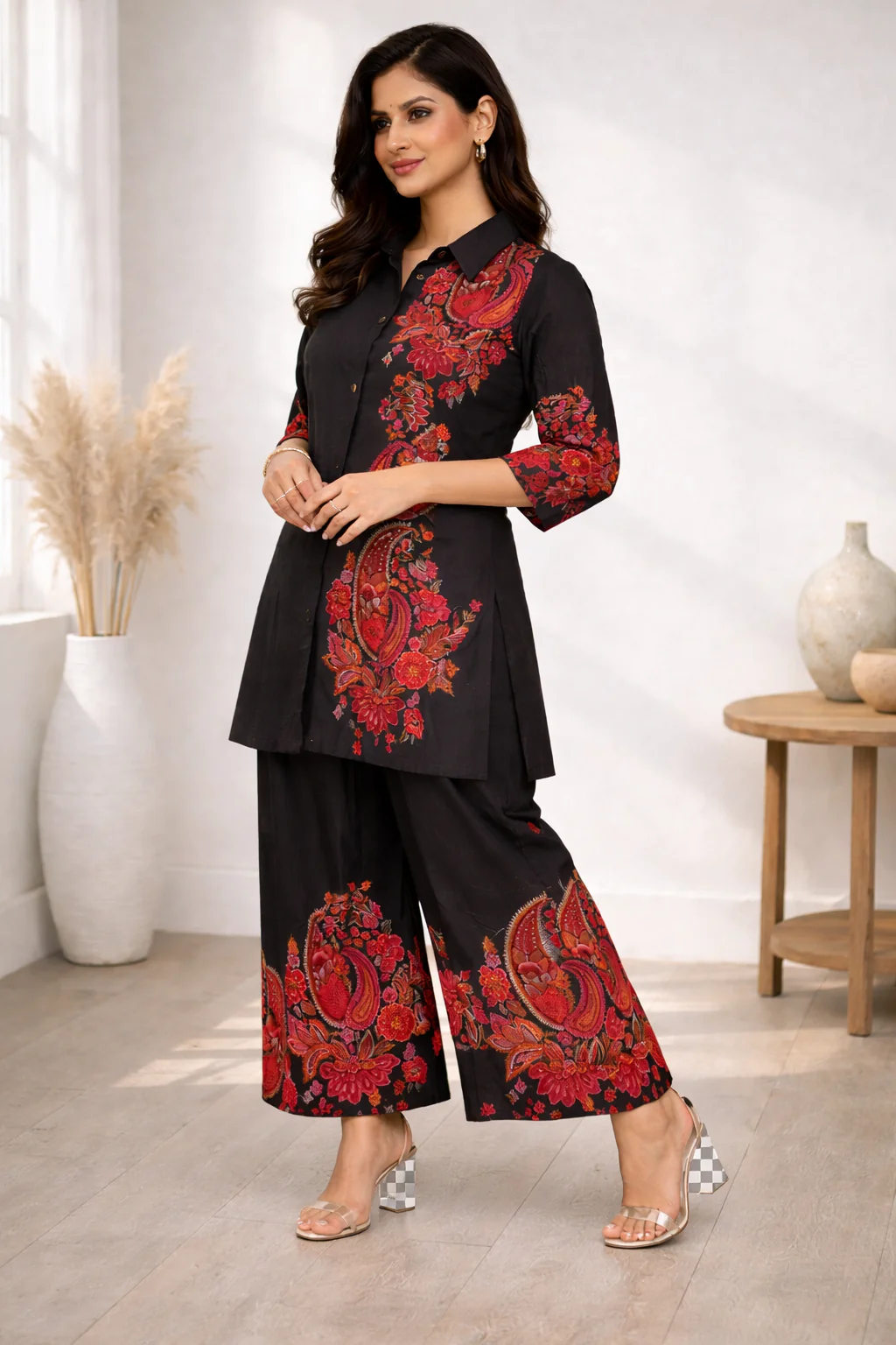 Reet Coffee Paisley Co-Ord Set - Image 6