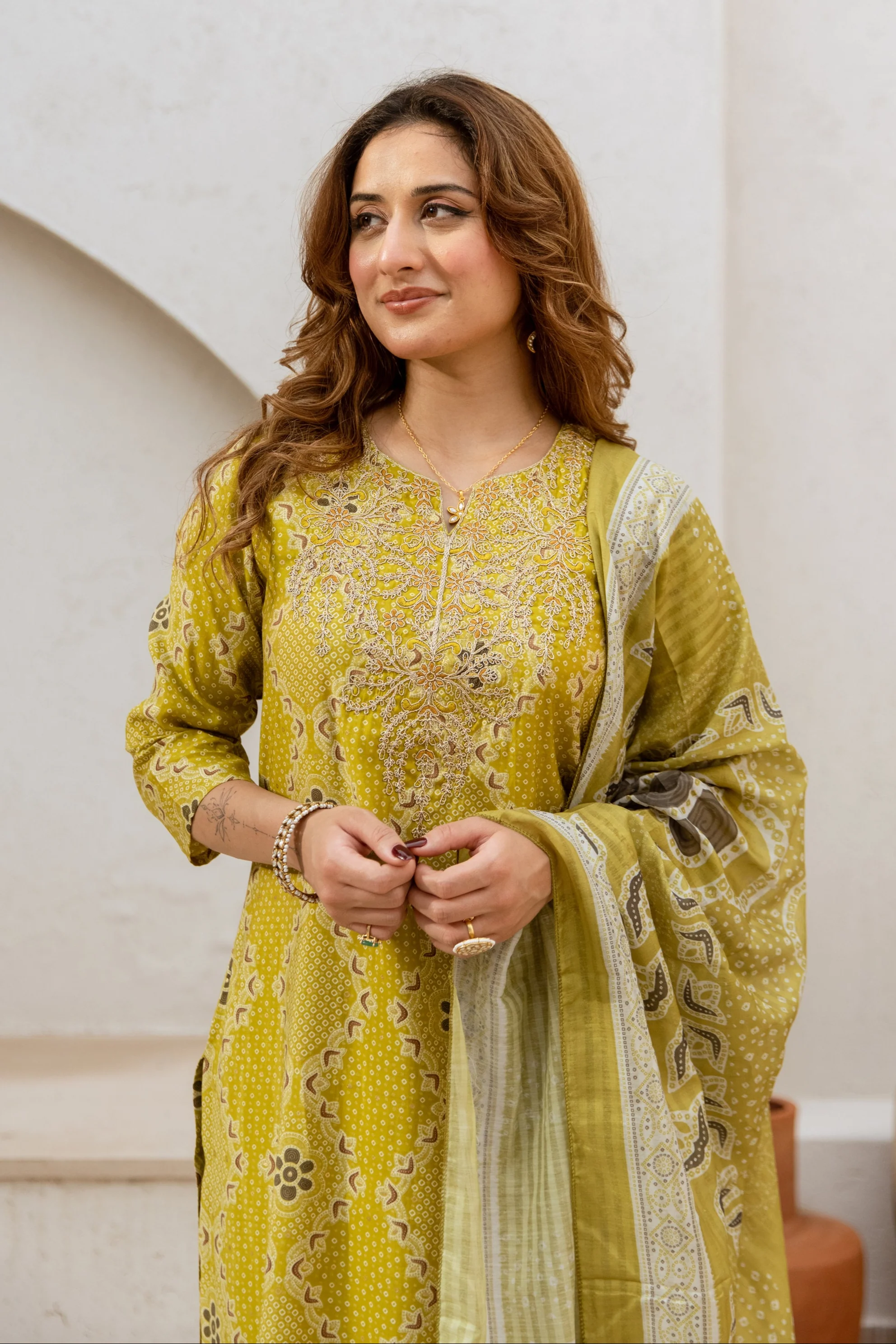 Gauri Shamrock Work Suit set - Image 2