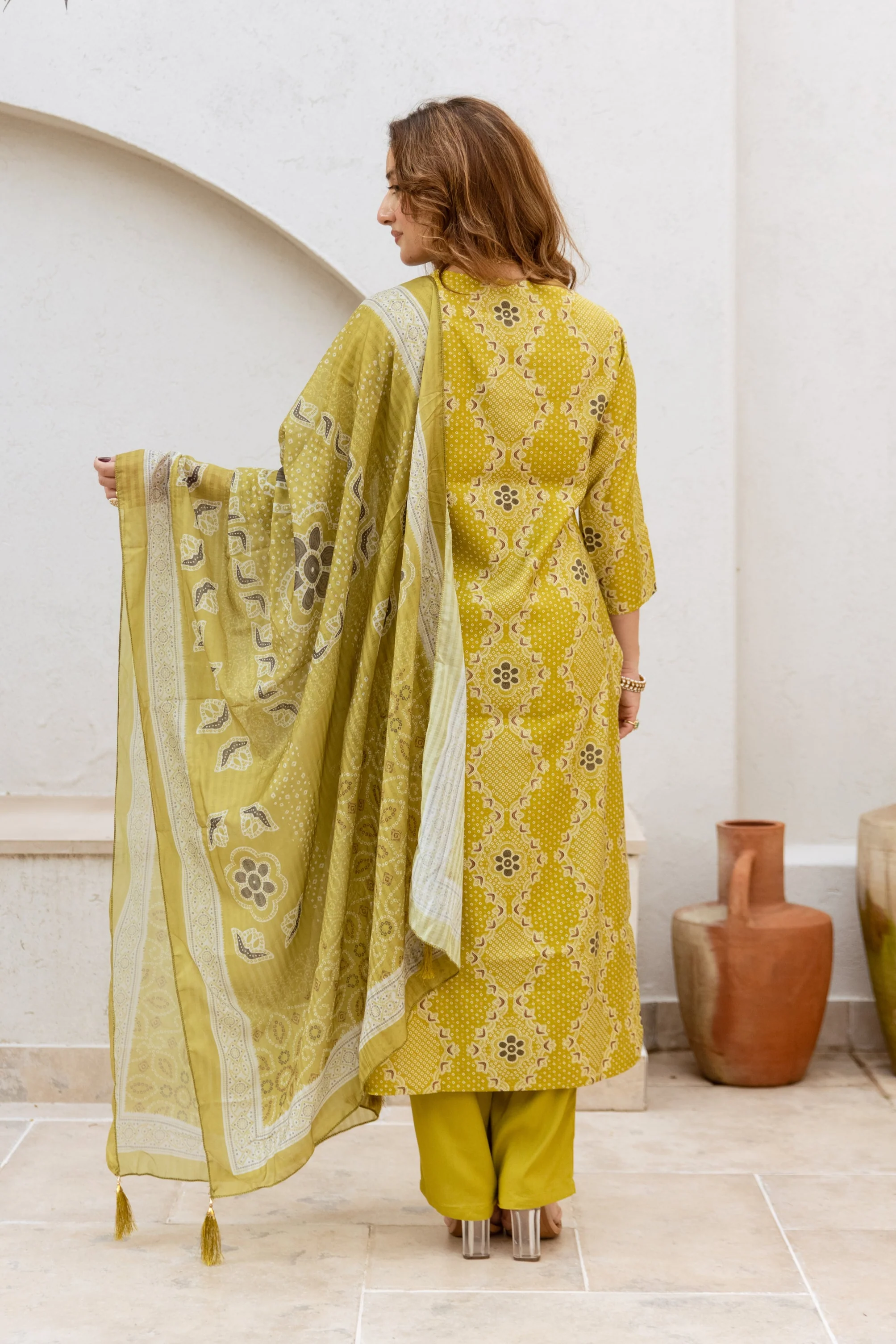 Gauri Shamrock Work Suit set - Image 3