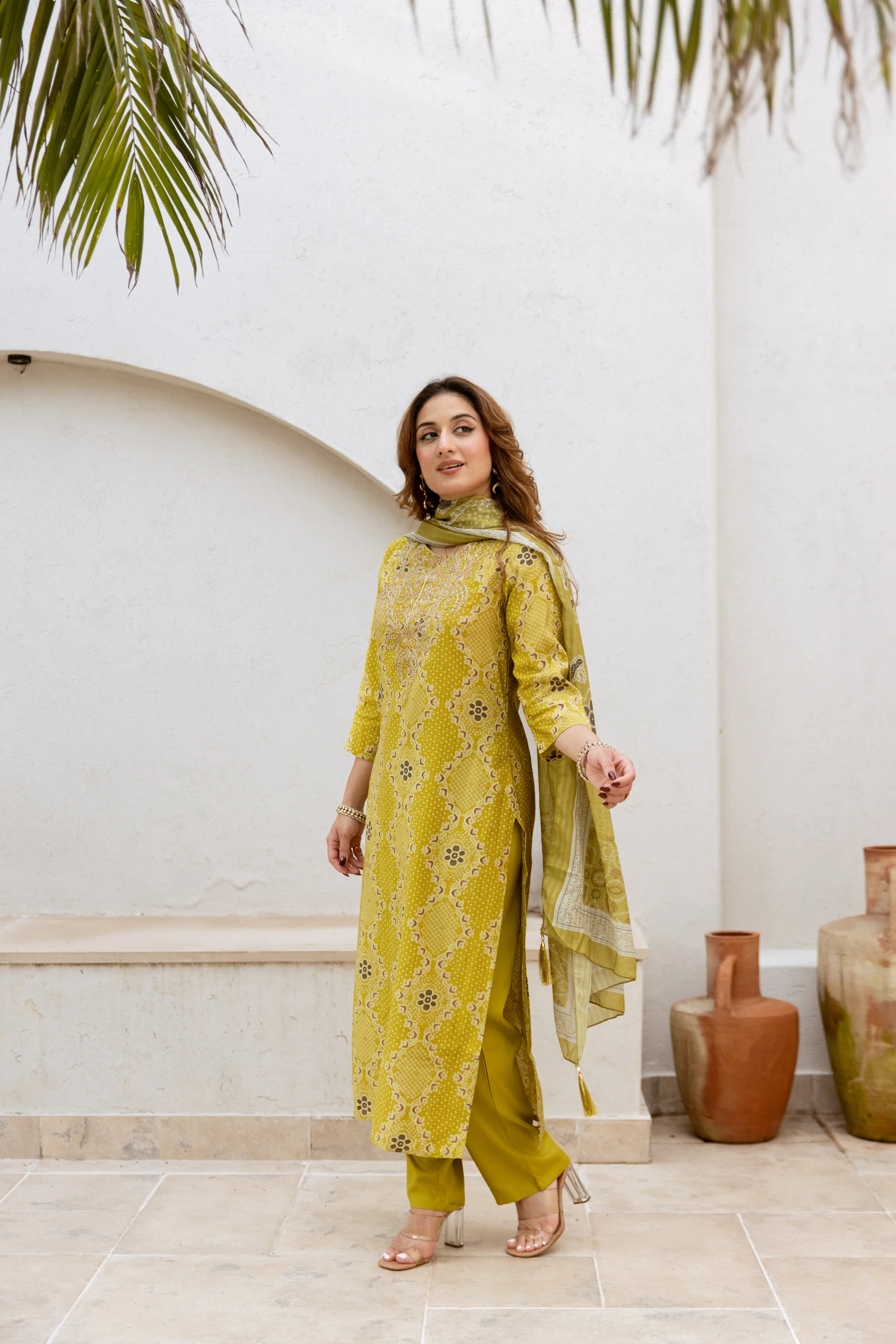 Gauri Shamrock Work Suit set - Image 5