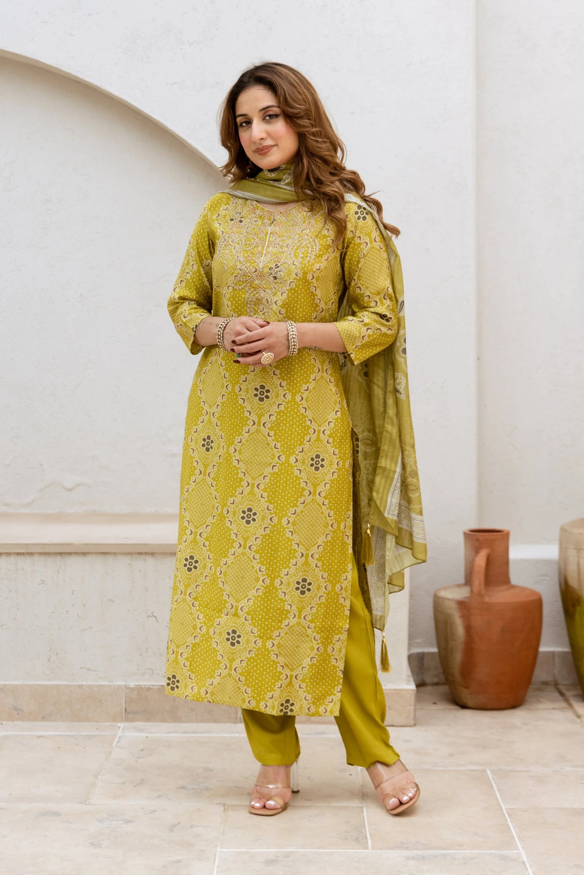 Gauri Shamrock Work Suit set - Image 6