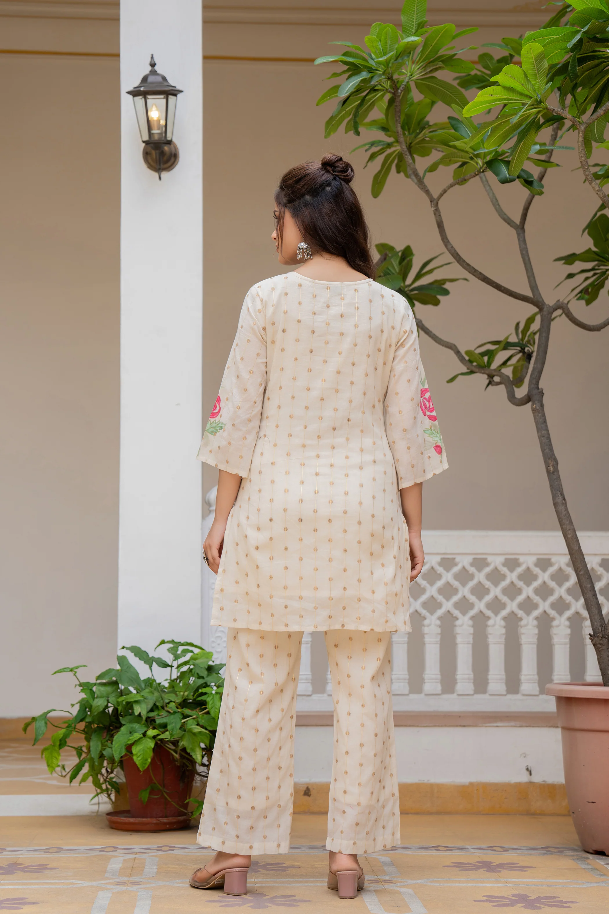 Hemal Rosy Pure Cotton Co-ord Set - Image 3