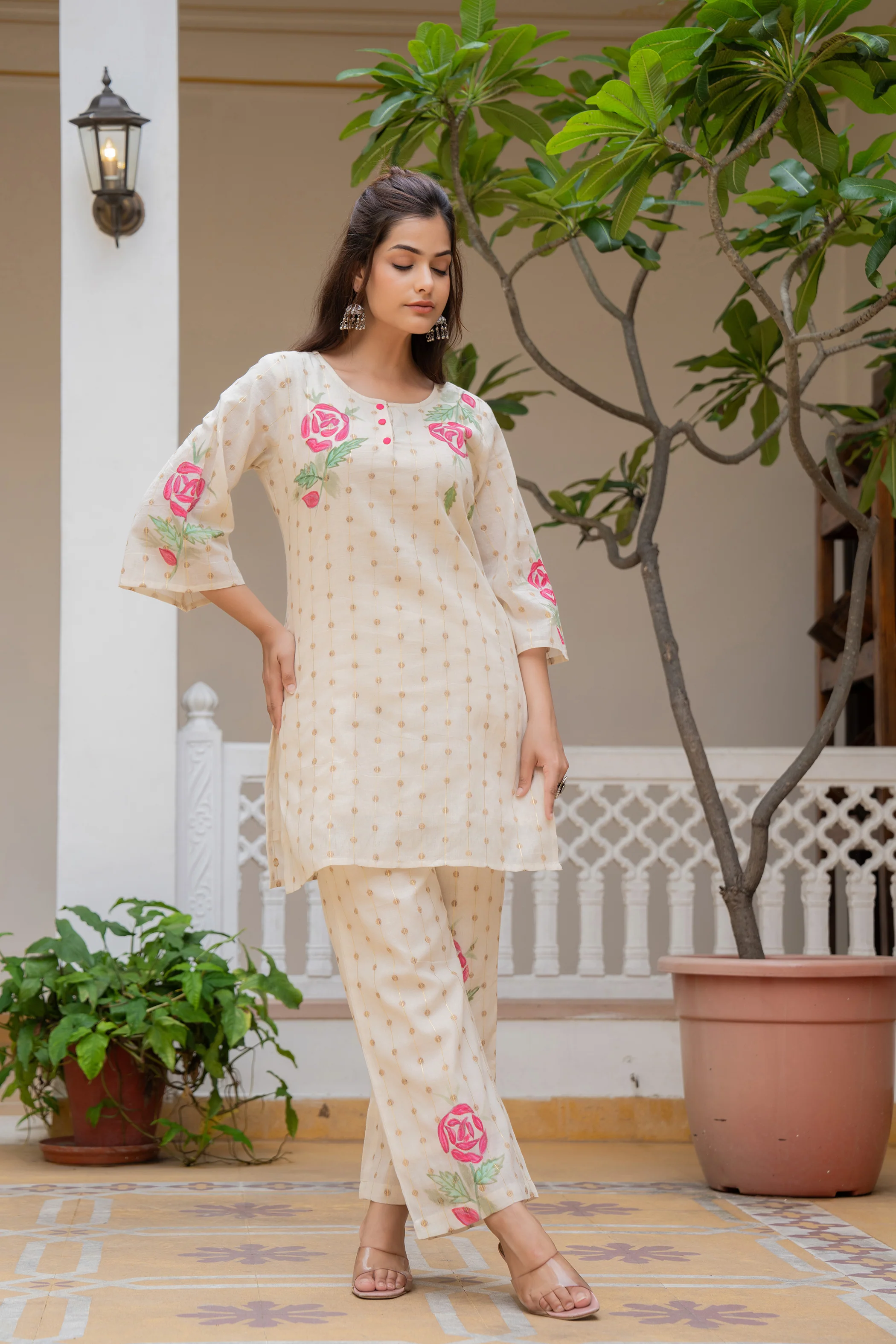 Hemal Rosy Pure Cotton Co-ord Set - Image 5
