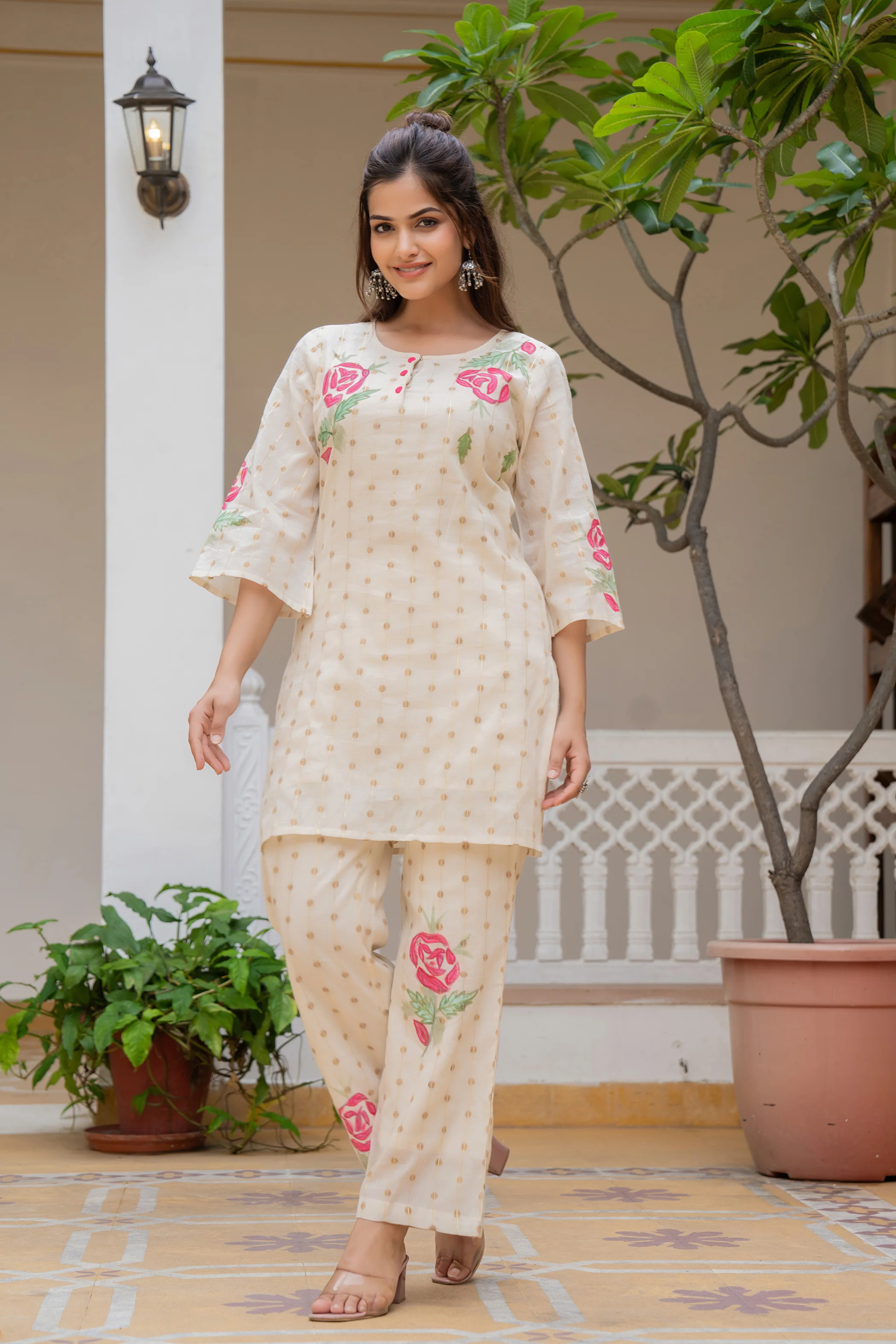 Hemal Rosy Pure Cotton Co-ord Set - Image 7