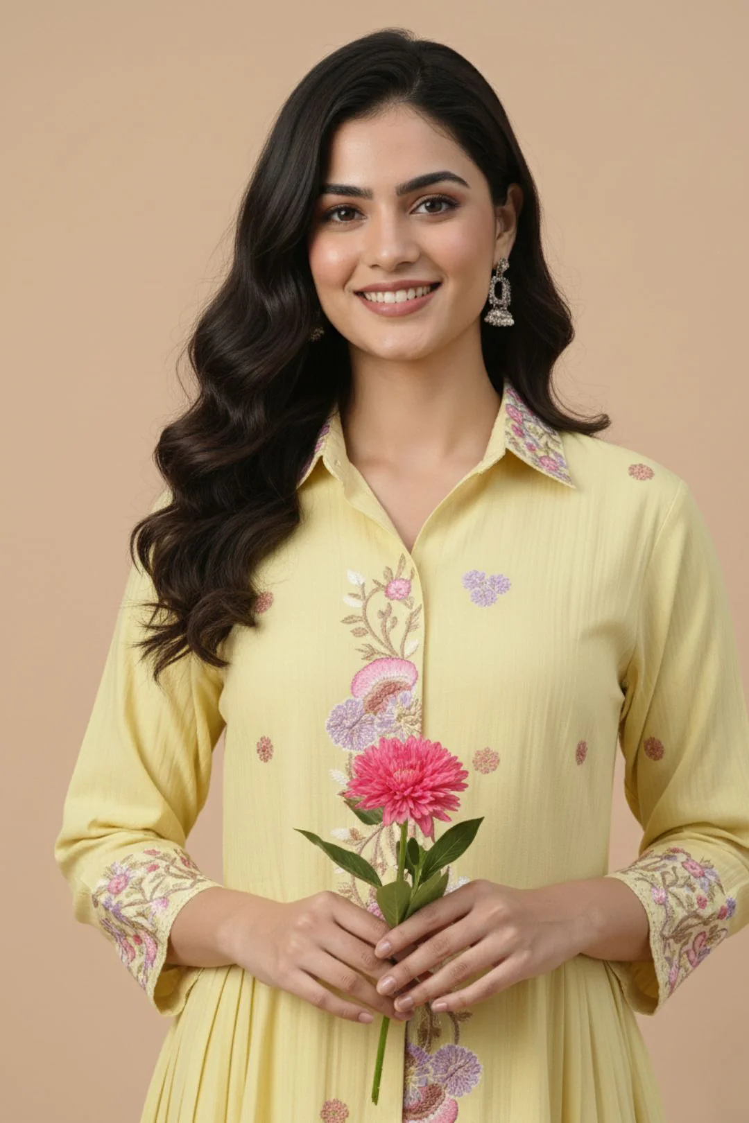 Pankhuri Daffodil Embroidered Co-ord Set - Image 2
