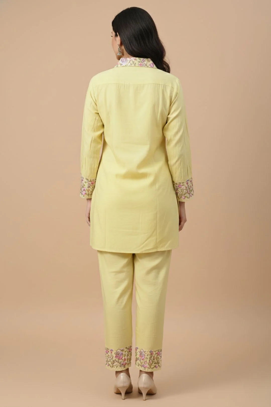 Pankhuri Daffodil Embroidered Co-ord Set - Image 3