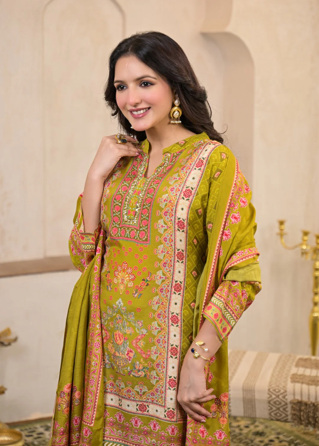 Kara Sahara Full Work Sharara Set - Image 2