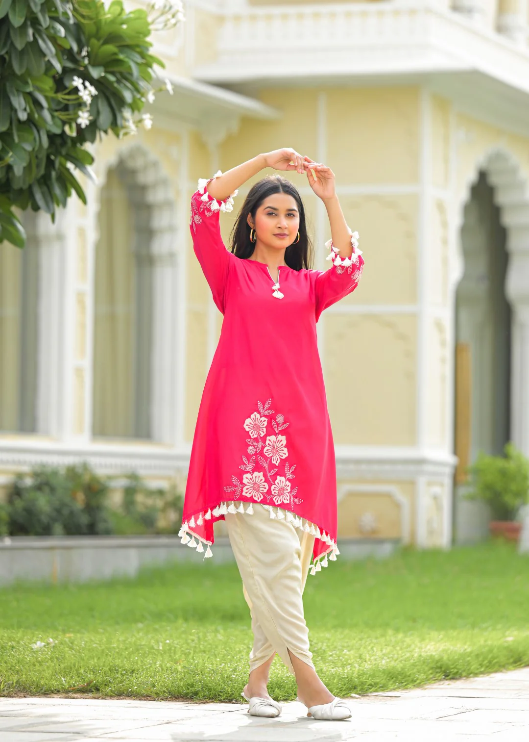 Kara cameo embroidery co-ord set - Image 7