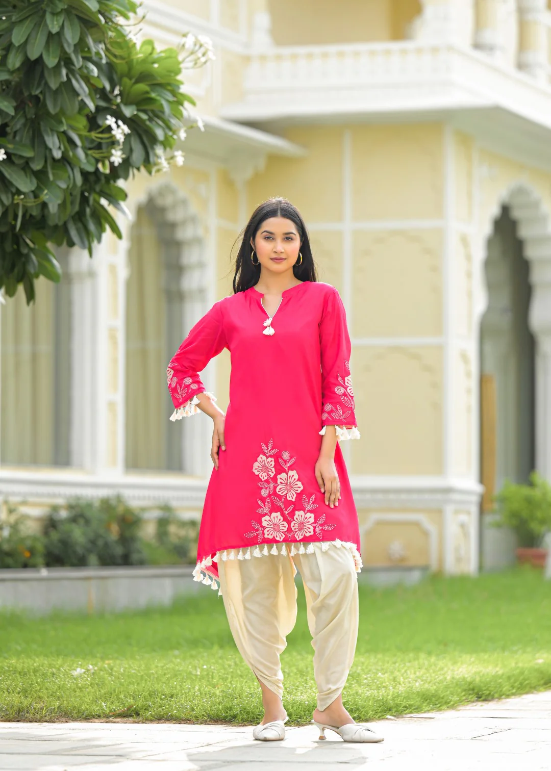 Kara cameo embroidery co-ord set - Image 8