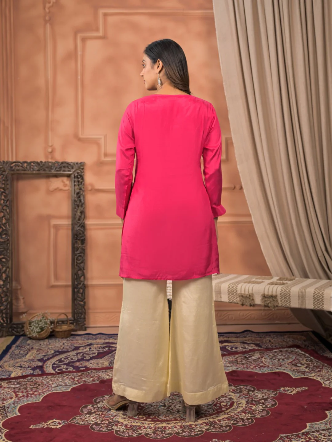 Kara Rouge embroidery premium co-ord set - Image 3