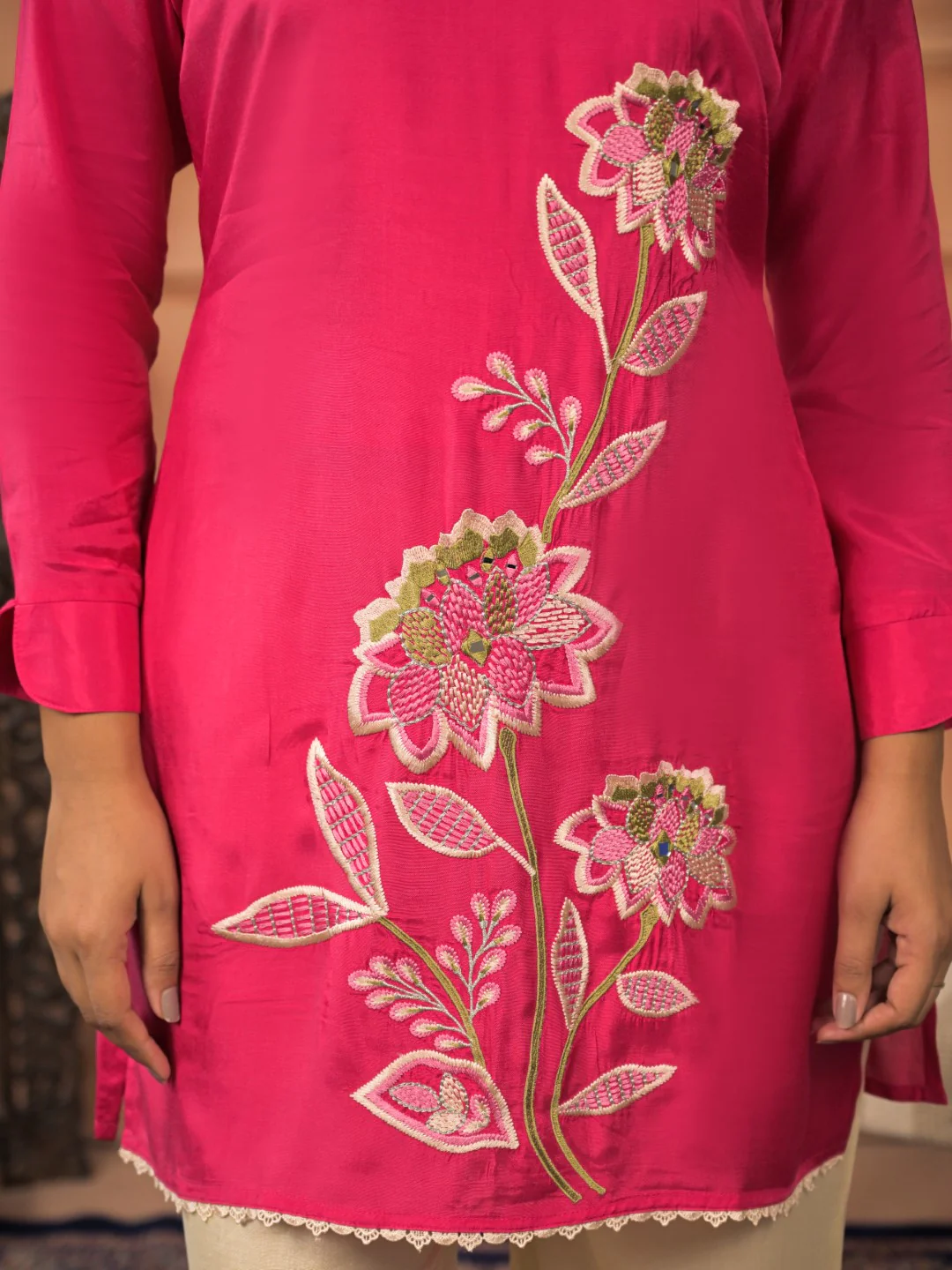 Kara Rouge embroidery premium co-ord set - Image 6