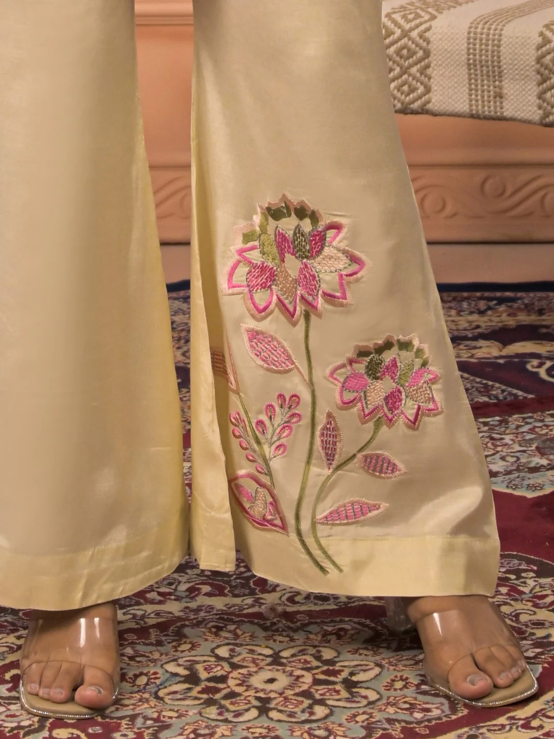 Kara Rouge embroidery premium co-ord set - Image 9