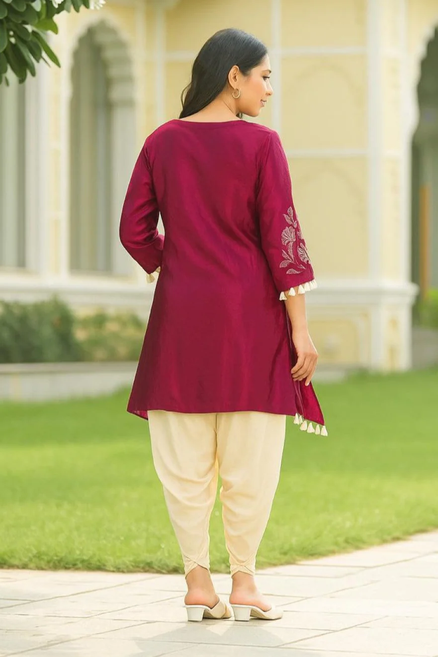 Kara Mulberry Embroidery premium co-ord set - Image 3