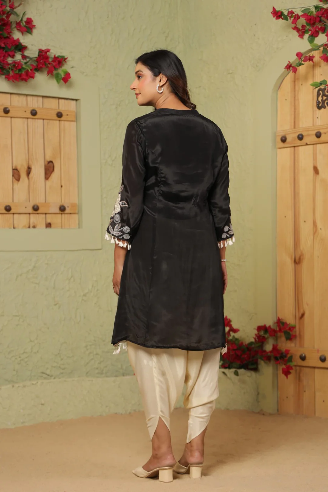 Sera jade embroidery premium co-ord set - Image 3