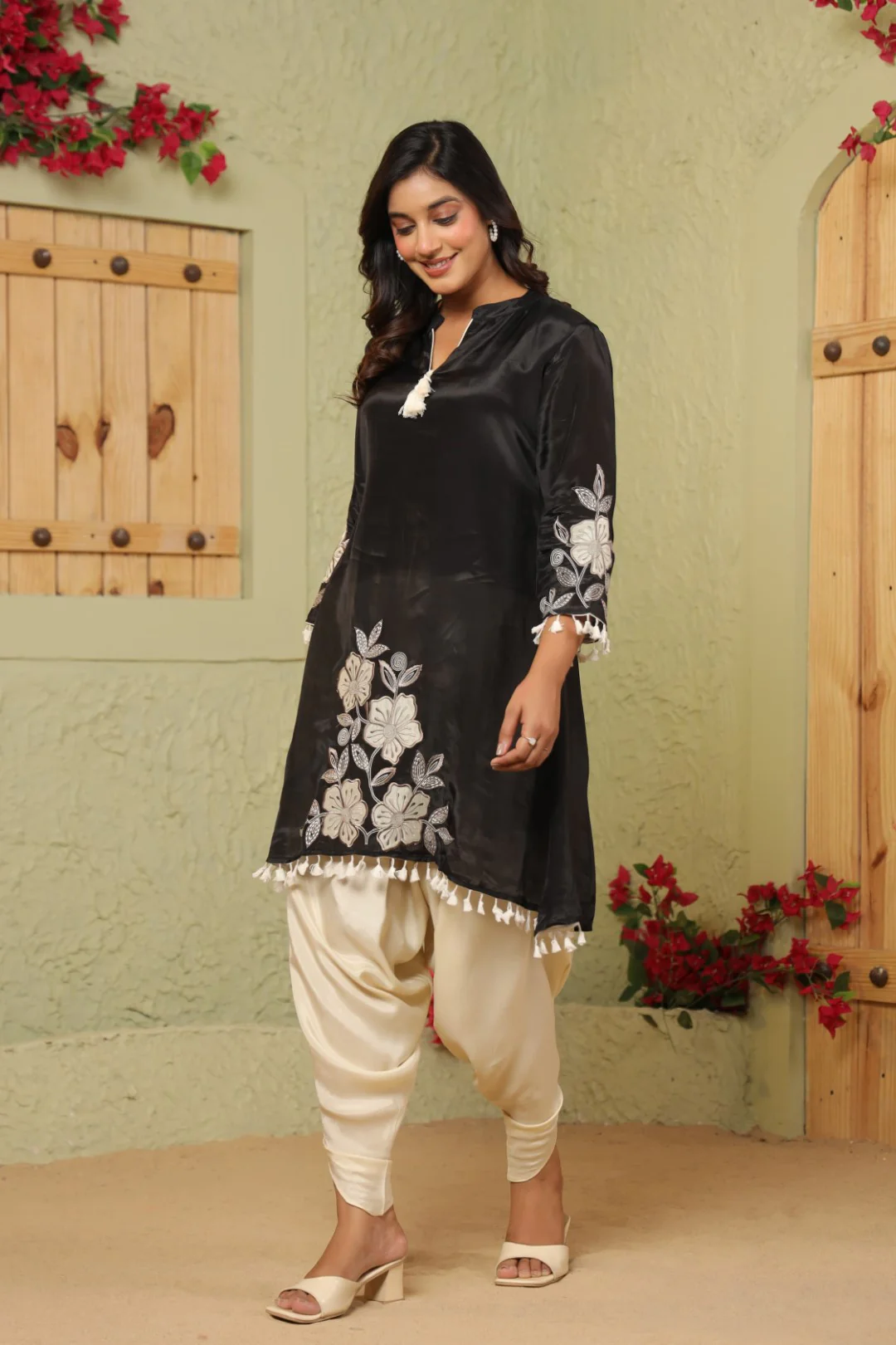 Sera jade embroidery premium co-ord set - Image 5