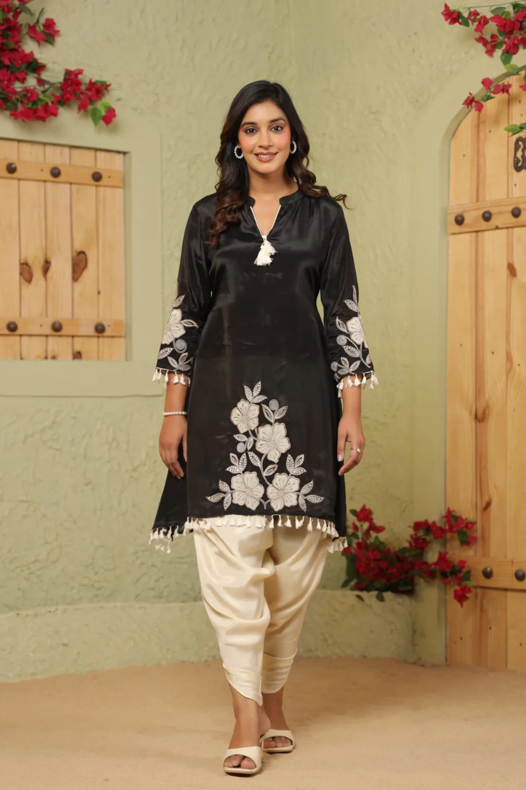 Sera jade embroidery premium co-ord set - Image 6