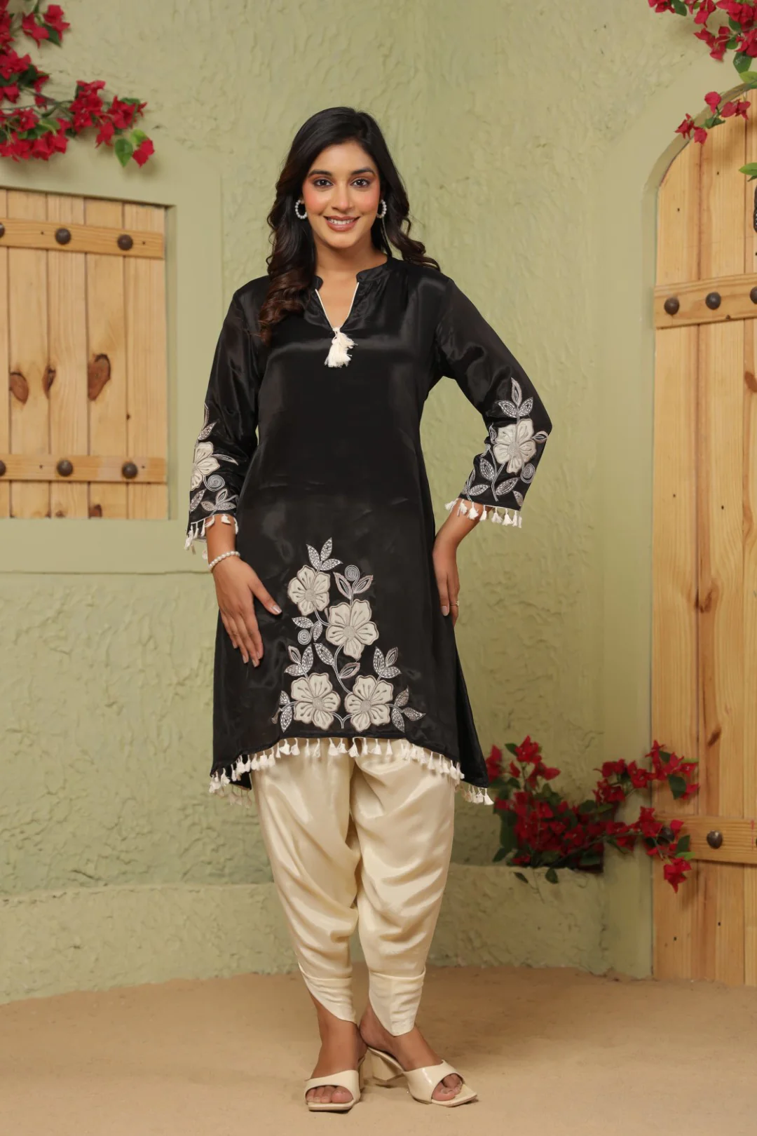 Sera jade embroidery premium co-ord set - Image 9