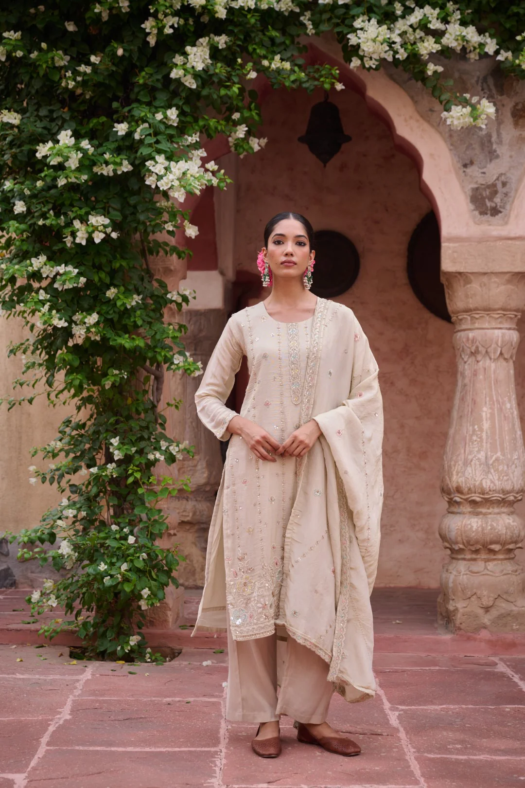 Gaurisha Daisy Full work Premium Suit Set - Image 5