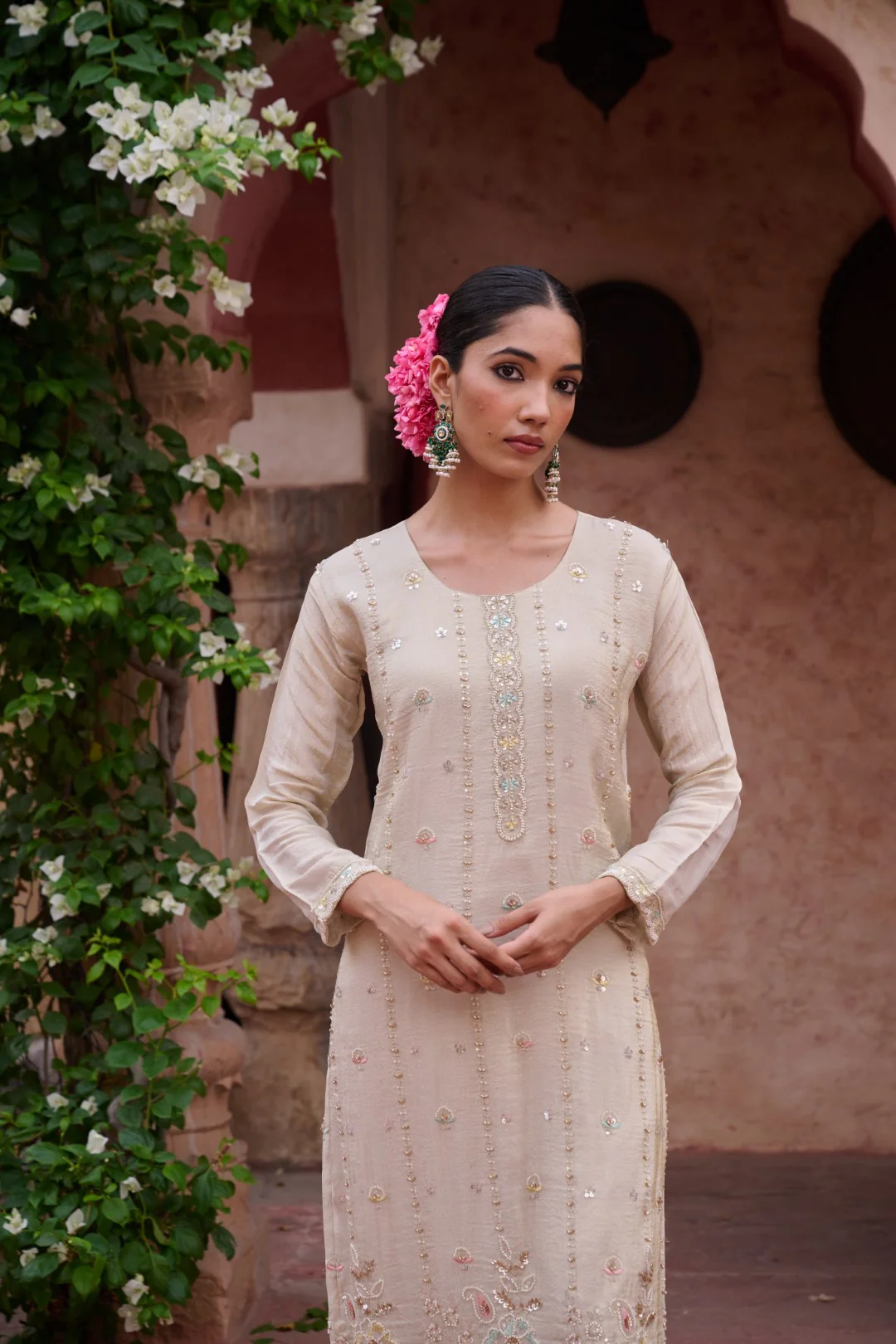 Gaurisha Daisy Full work Premium Suit Set - Image 8