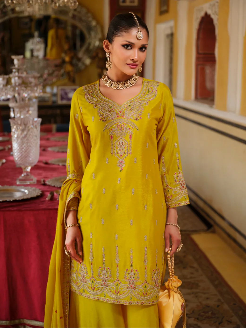Biswas Amber Full Work Gharara Set - Image 2