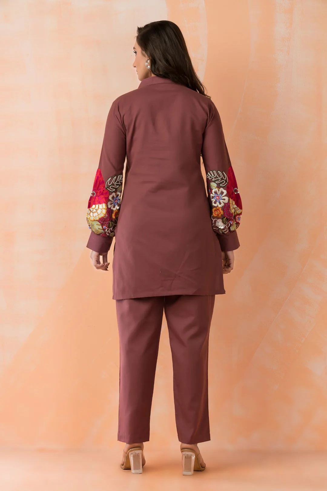 Sabhya mulberry Embroidery Co-ord set - Image 5