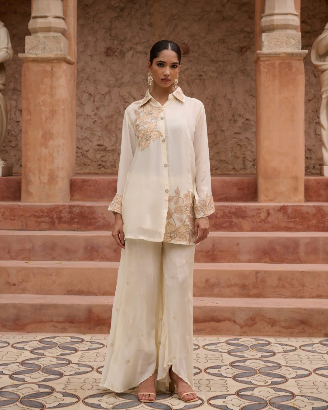 Sangini Dove Work Premium Co-ord Set - Image 11