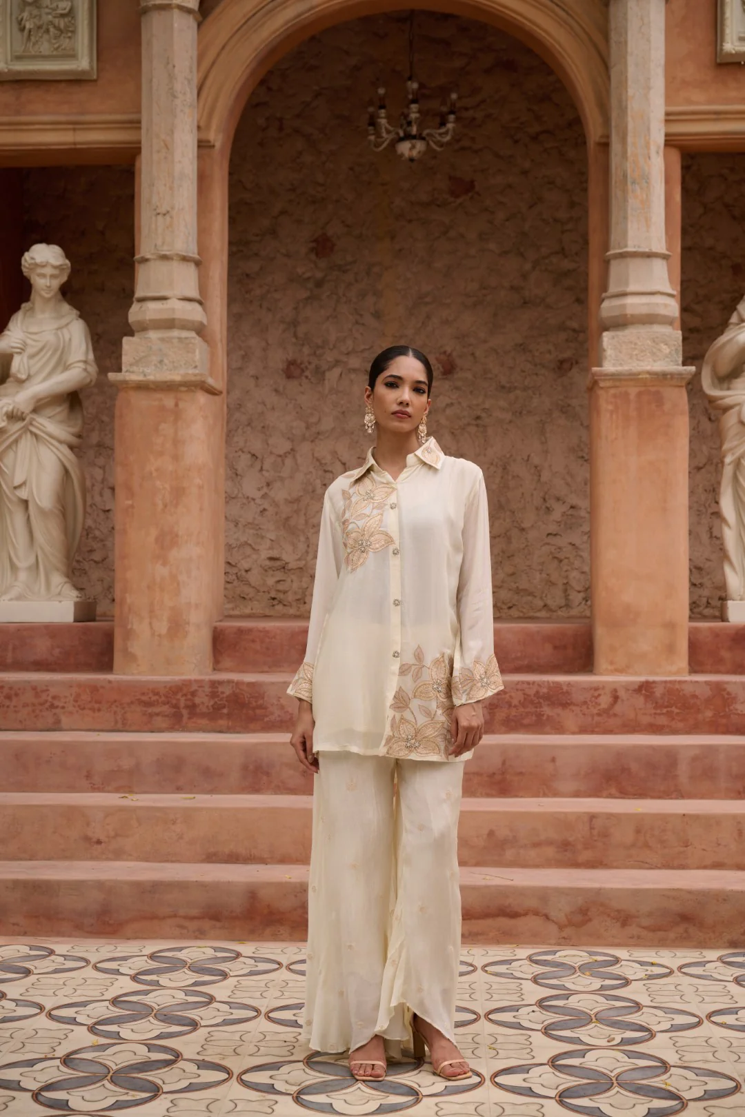 Sangini Dove Work Premium Co-ord Set - Image 12