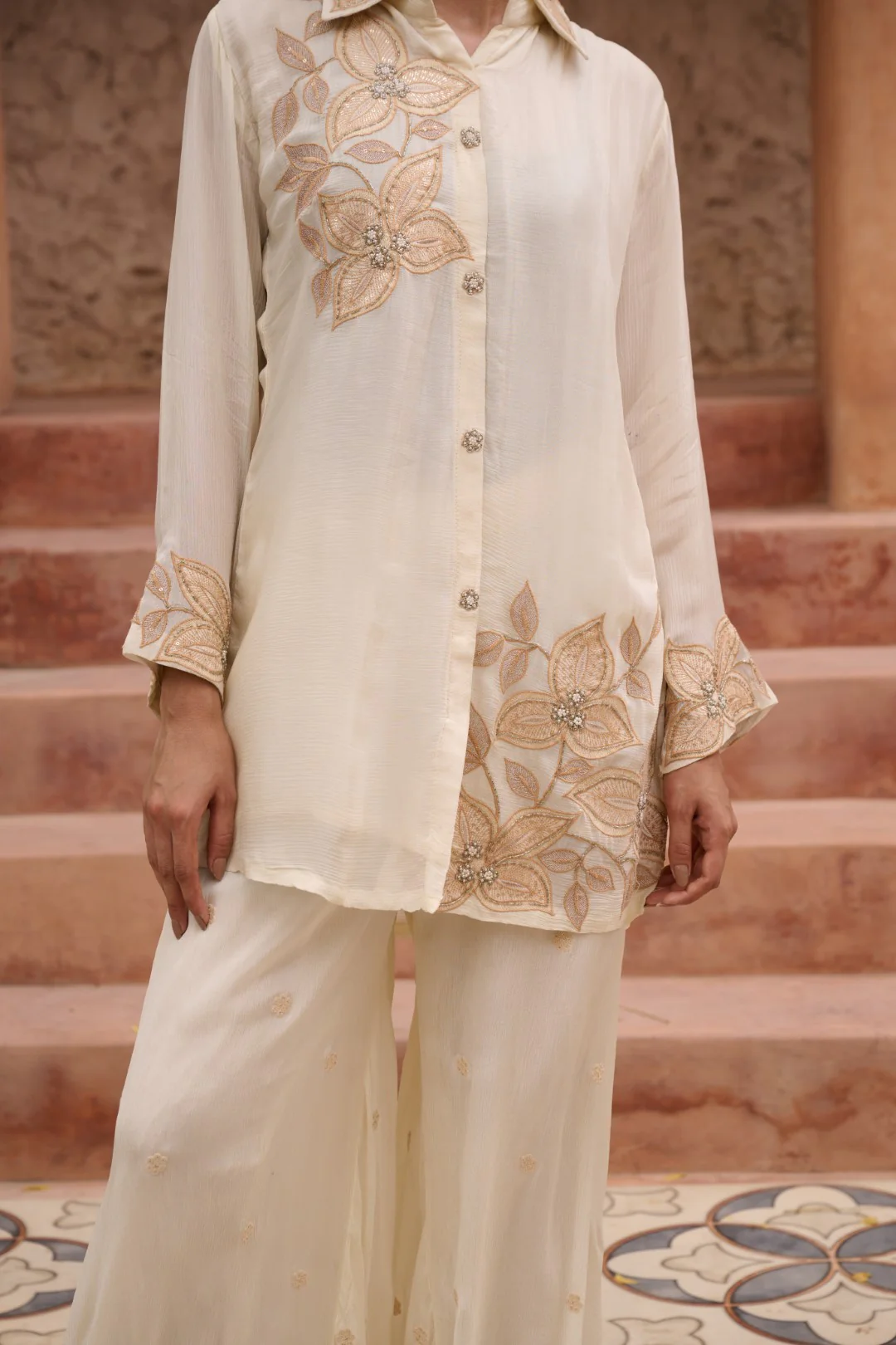 Sangini Dove Work Premium Co-ord Set - Image 14