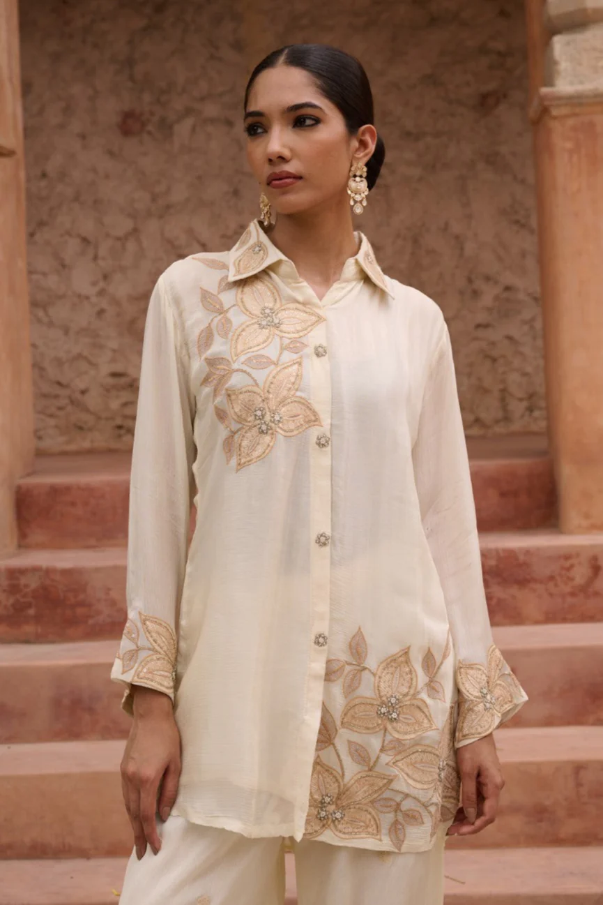 Sangini Dove Work Premium Co-ord Set - Image 2