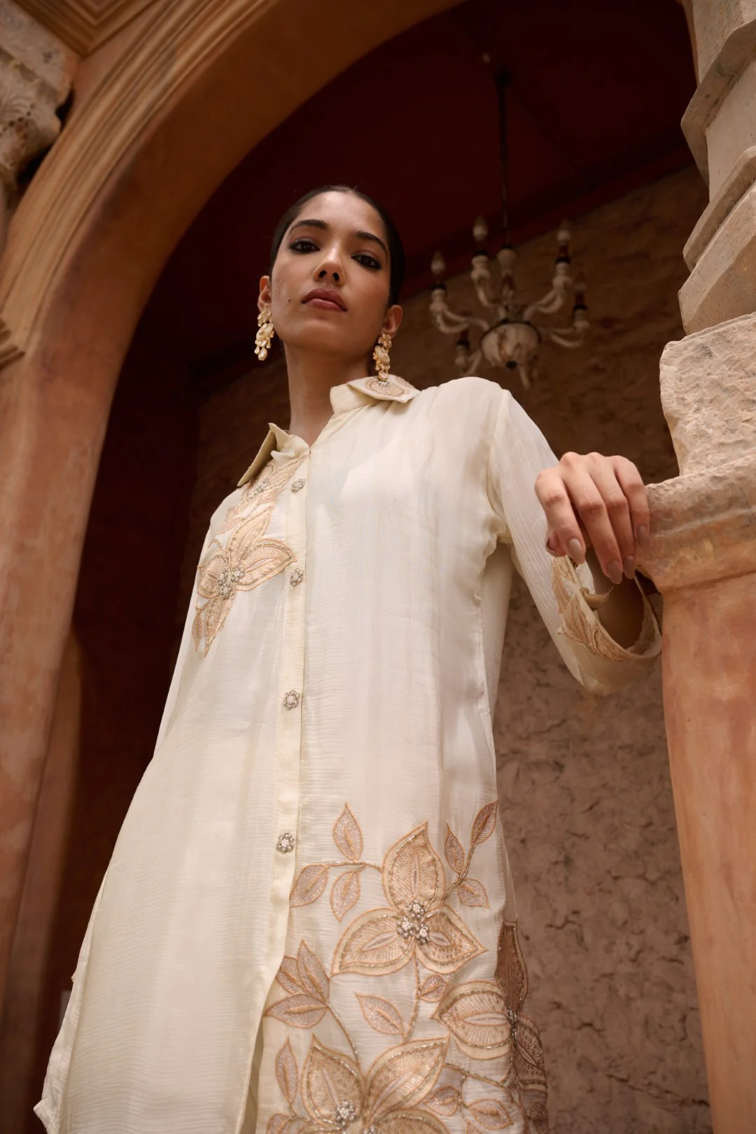 Sangini Dove Work Premium Co-ord Set - Image 20