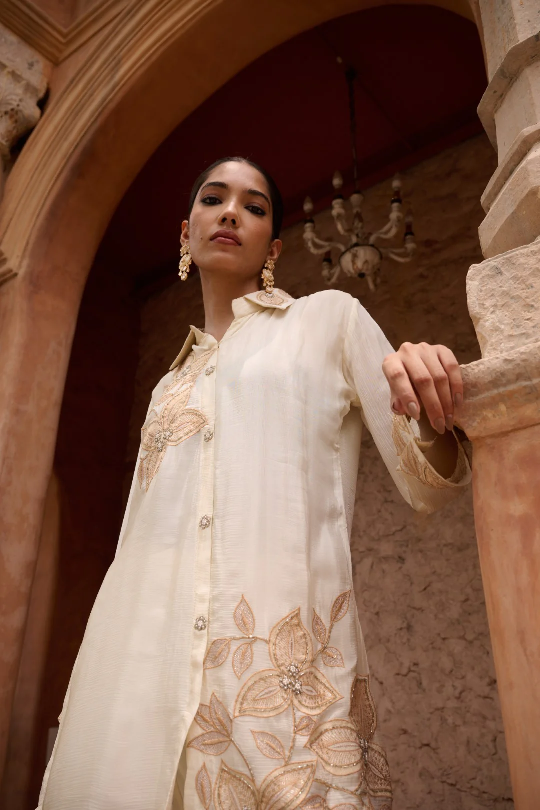 Sangini Dove Work Premium Co-ord Set - Image 21