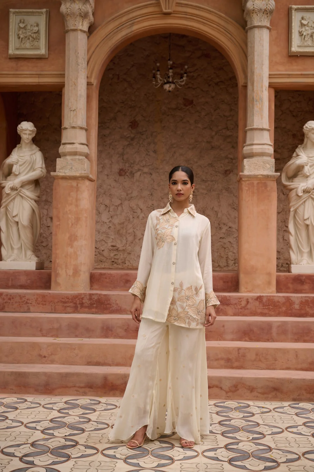 Sangini Dove Work Premium Co-ord Set - Image 4